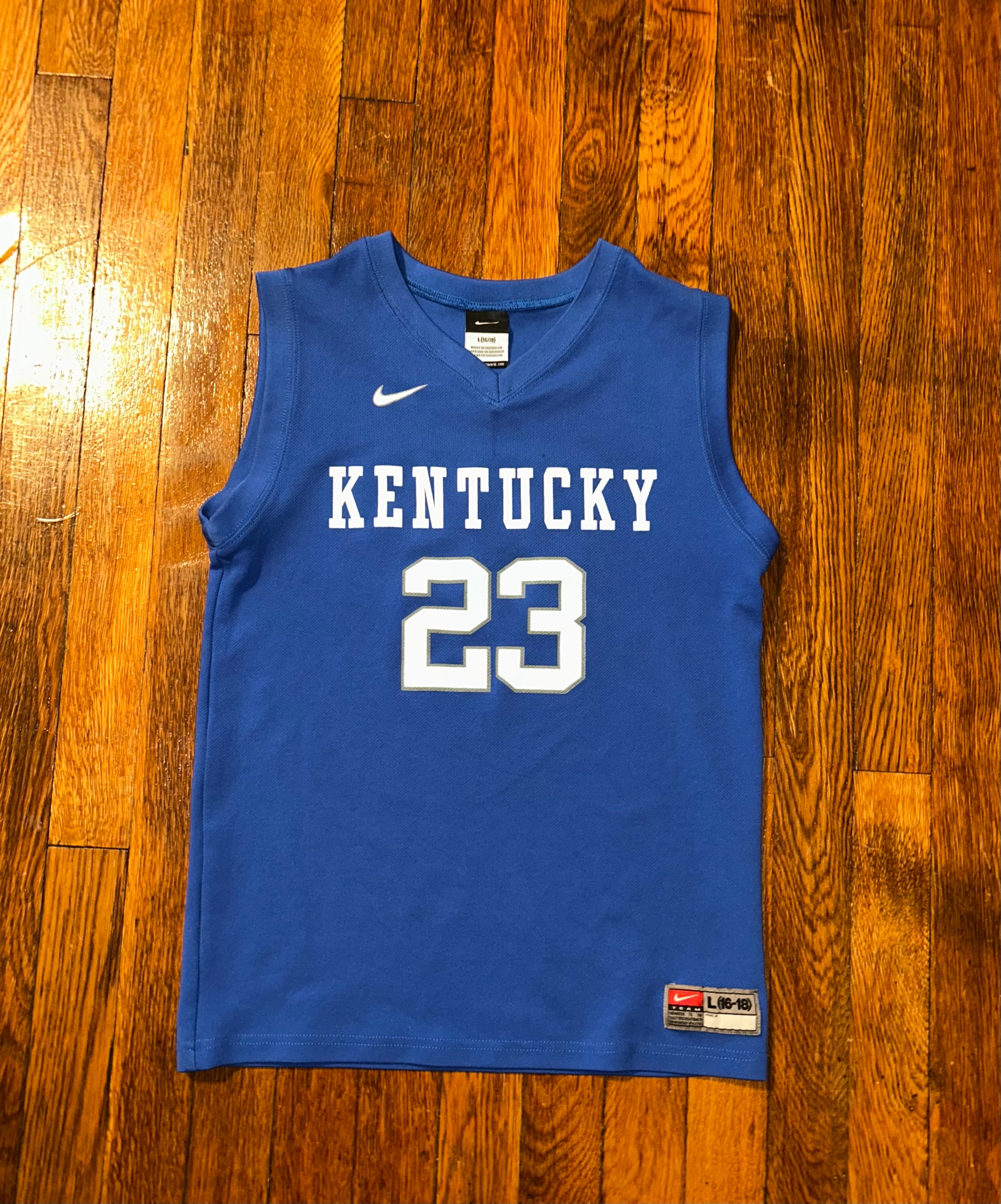 Nike University of Kentucky Basketball Jersey Size Large