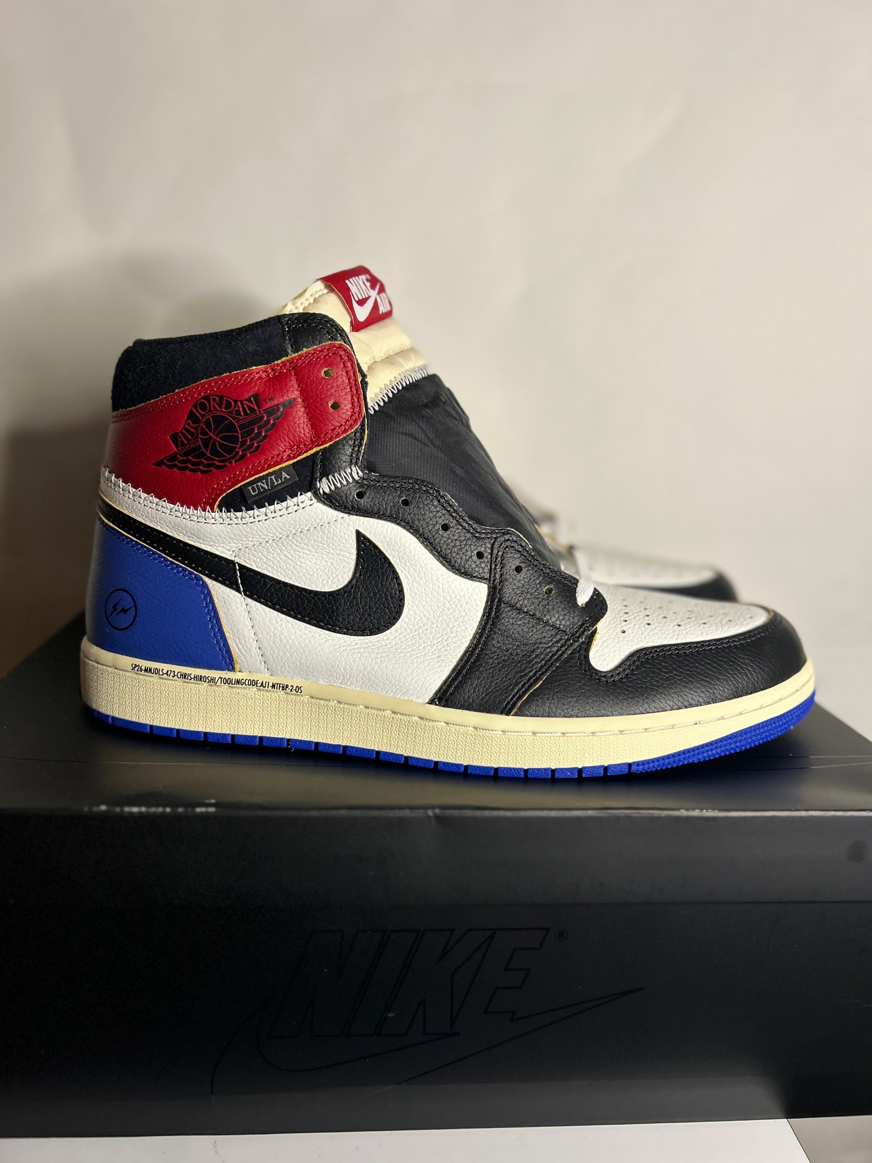 Jordan 1 High Fragment Union LA Size 14 Men Shoes