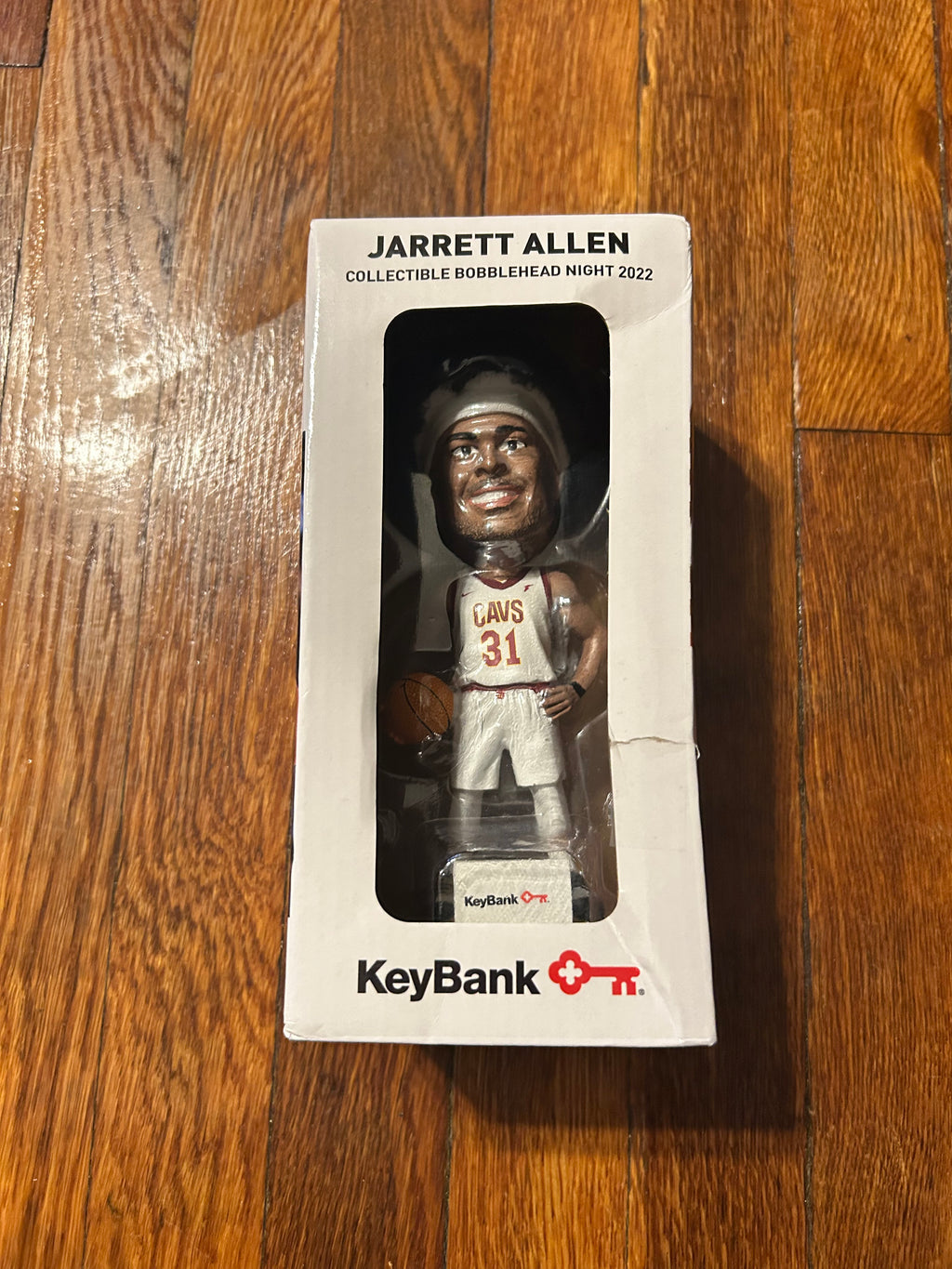 Cleveland Cavaliers Jarrett Allen 2022 Collectible Bobble Head Night White Jersey