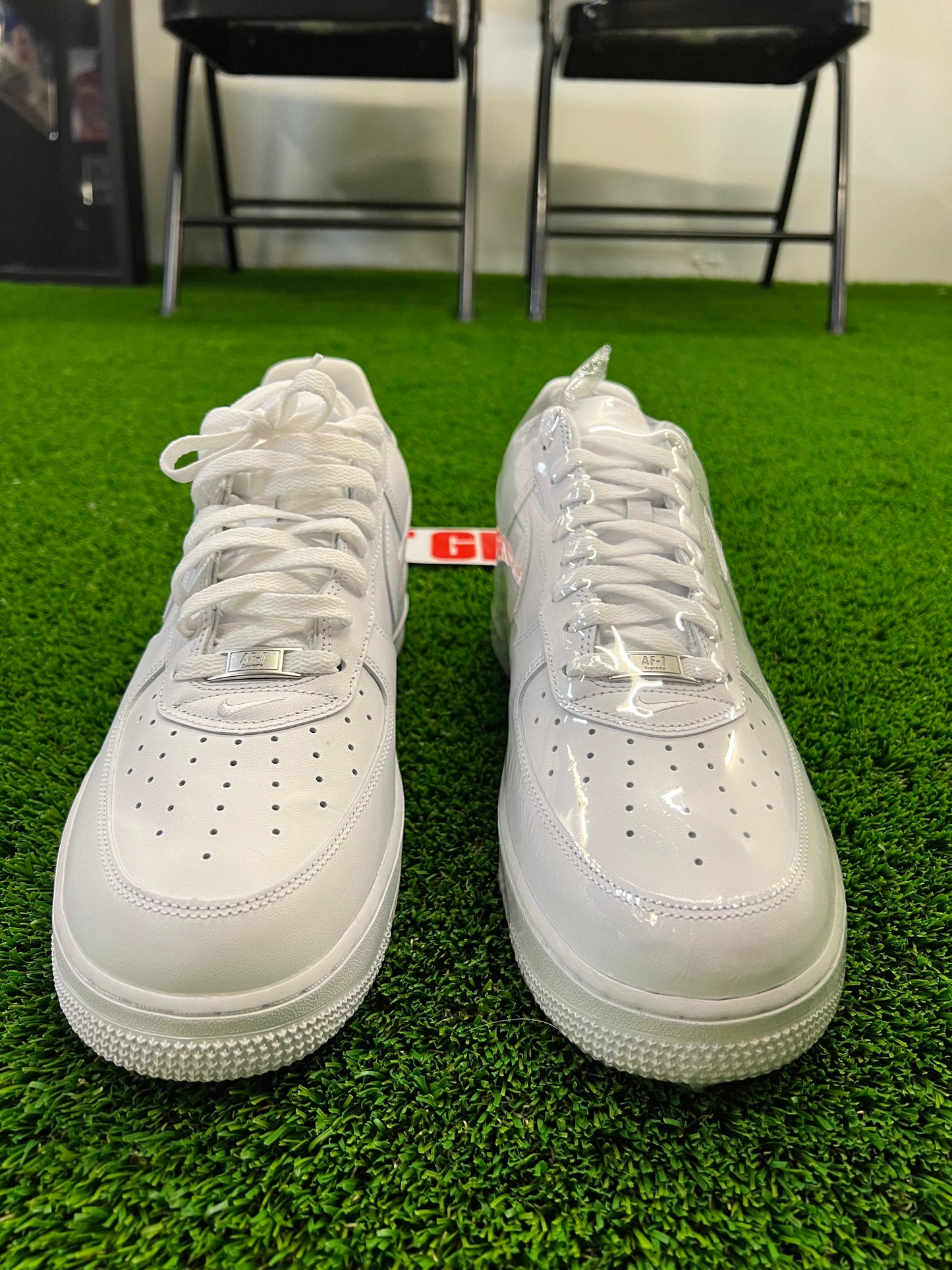 Men’s Supreme Air Force 1 White Size 12 Shoes Brand New