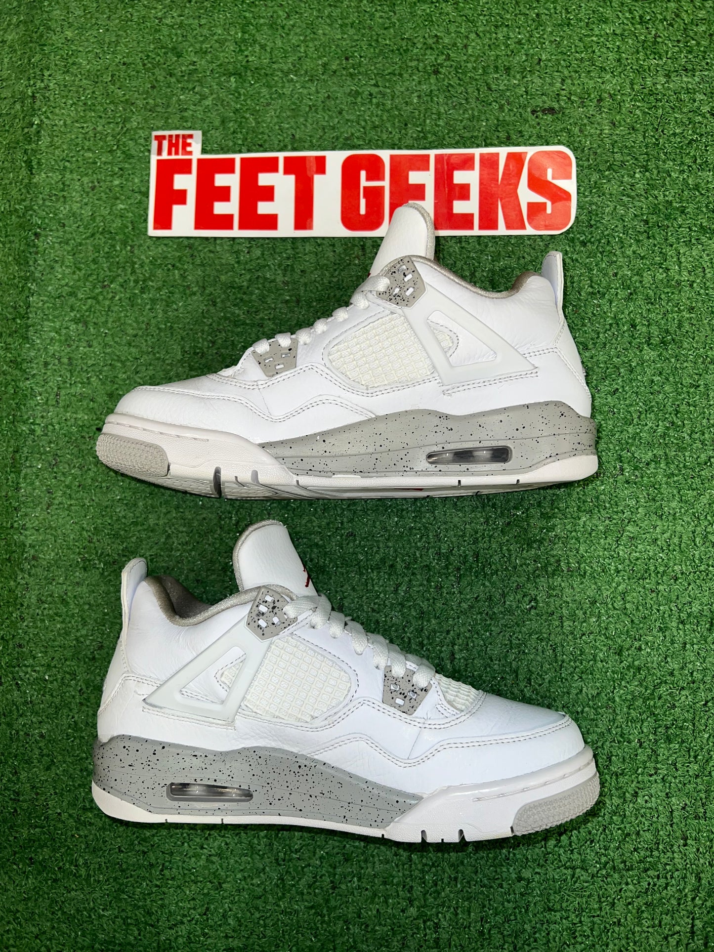 Gradeschool Air Jordan 4 Oreo Size 7y Shoes Pre-Owned