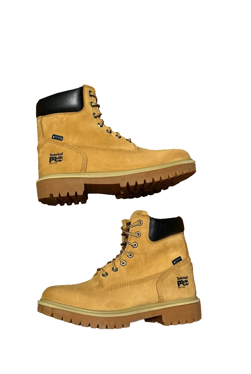 Timberland PRO DirectAttach 6" Waterproof Soft Toe Work Boot Wheat A69159 Mens 9M - NEW No Box