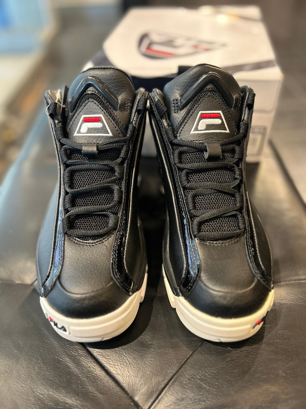 Fila Grant Hill 96 Black Size 8 Men Shoes