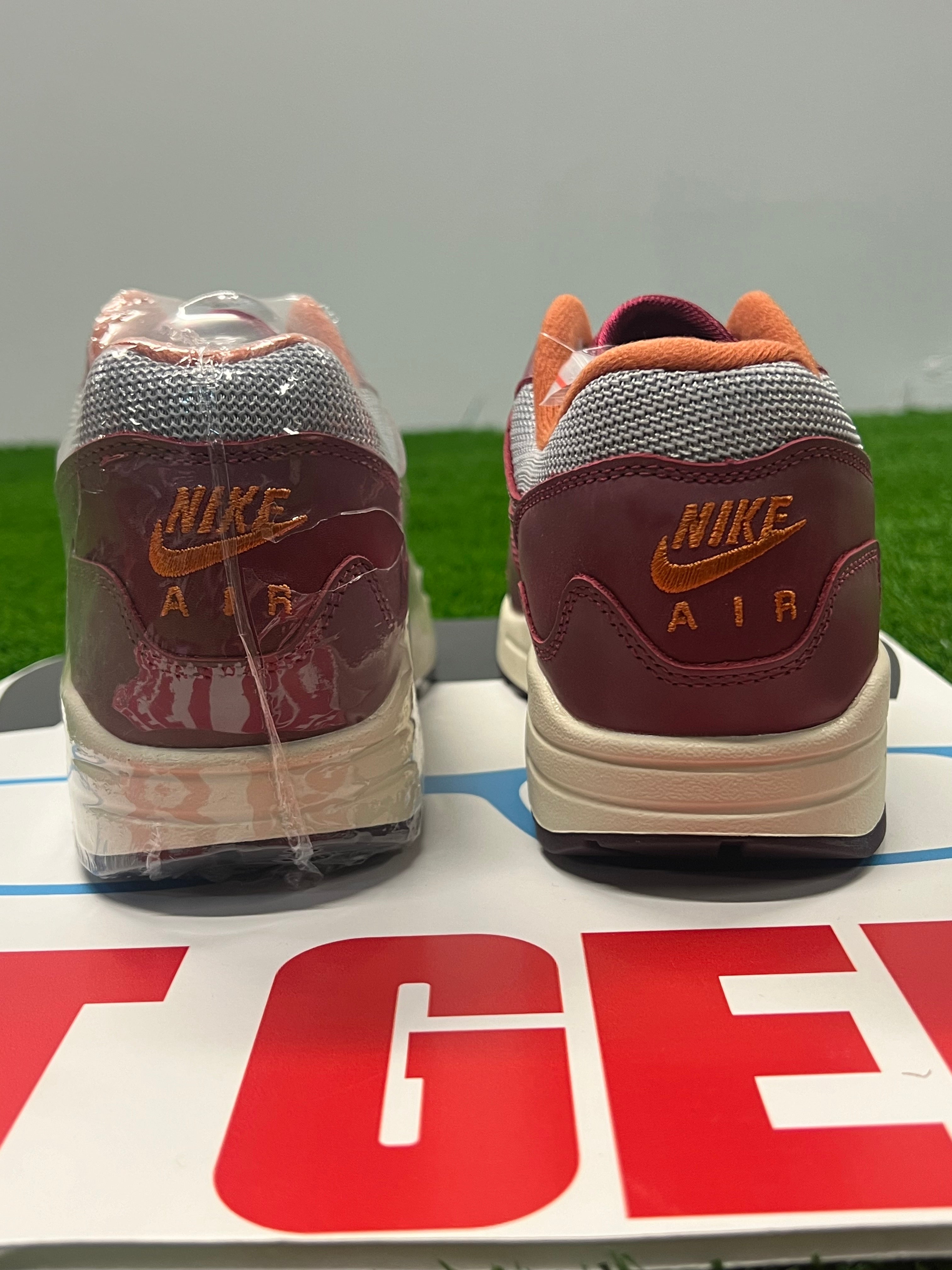 Nike Air Max 1 Patta Maroon Brand New