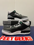 Men’s Air Jordan 3 Green Glow Size 11.5