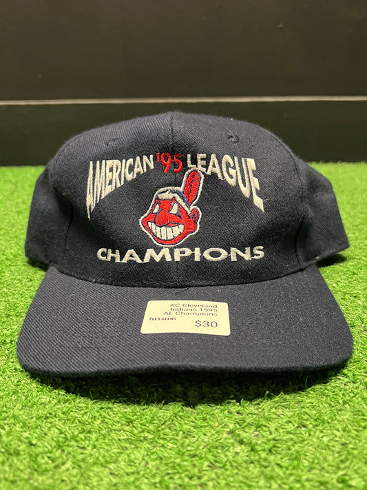 KC Cleveland Indians 1995 AL Champs SnapBack