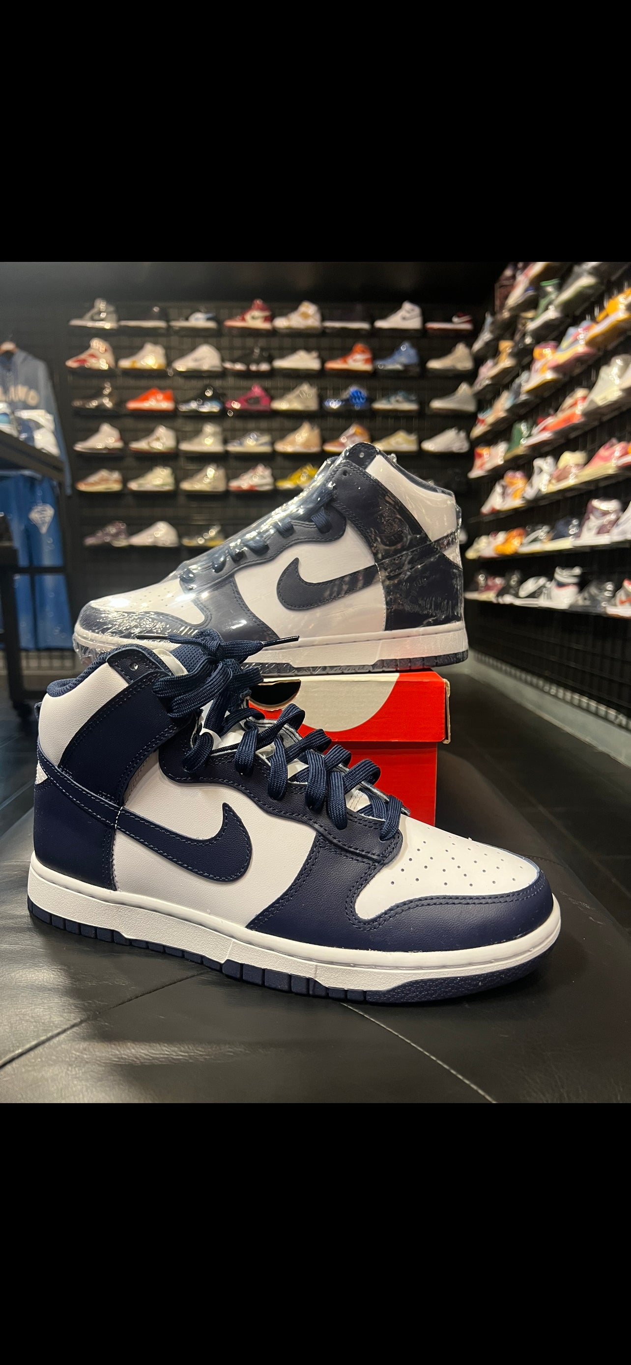 Nike Dunk High Navy Brand New $150