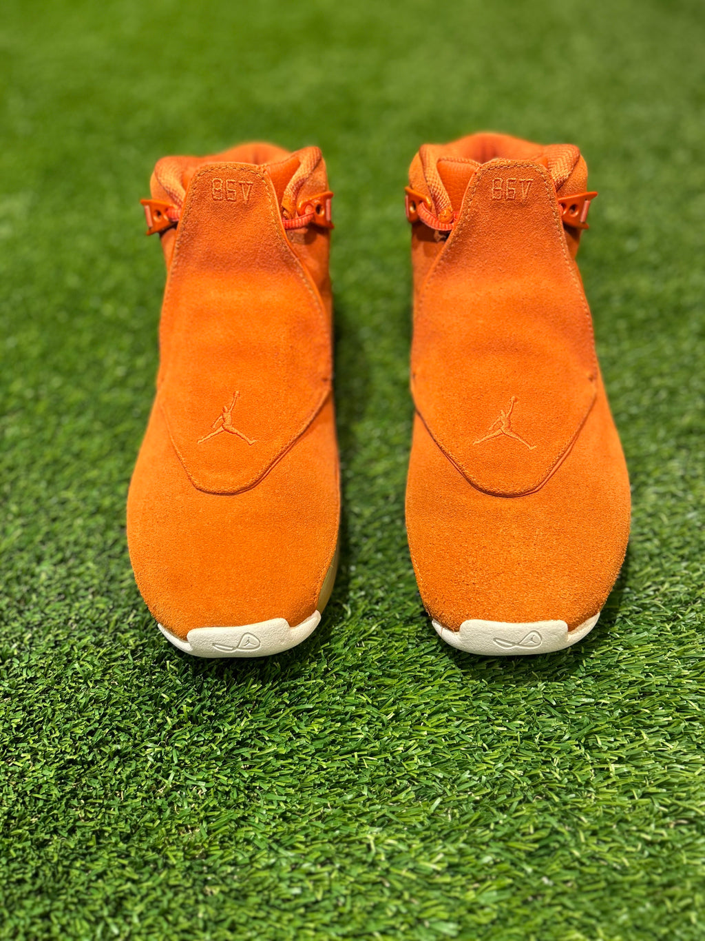 Air Jordan 18 Retro Campfire Orange Size 11 Men Shoes