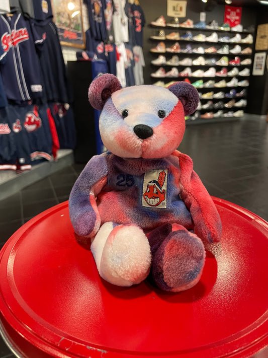 Vintage Cleveland Indians Plush Bear Jim Thome