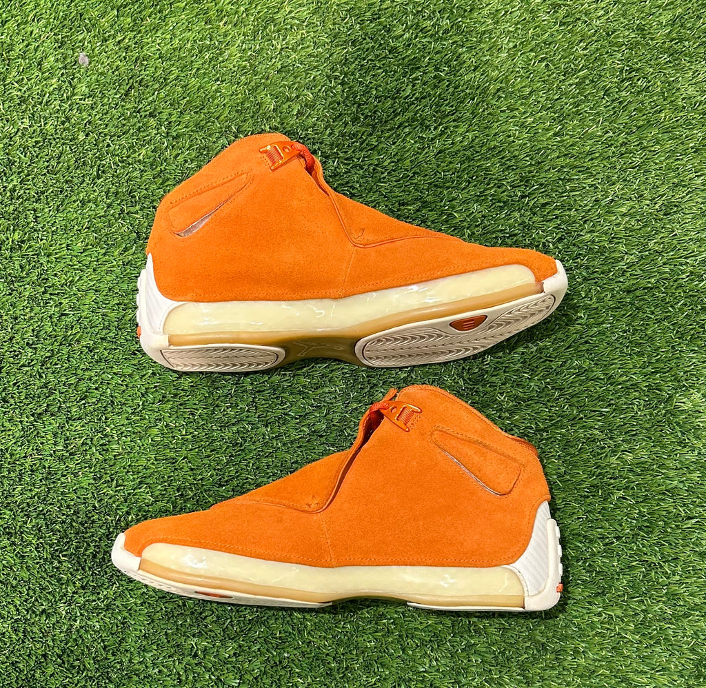 Air Jordan 18 Retro Campfire Orange Size 11 Men Shoes