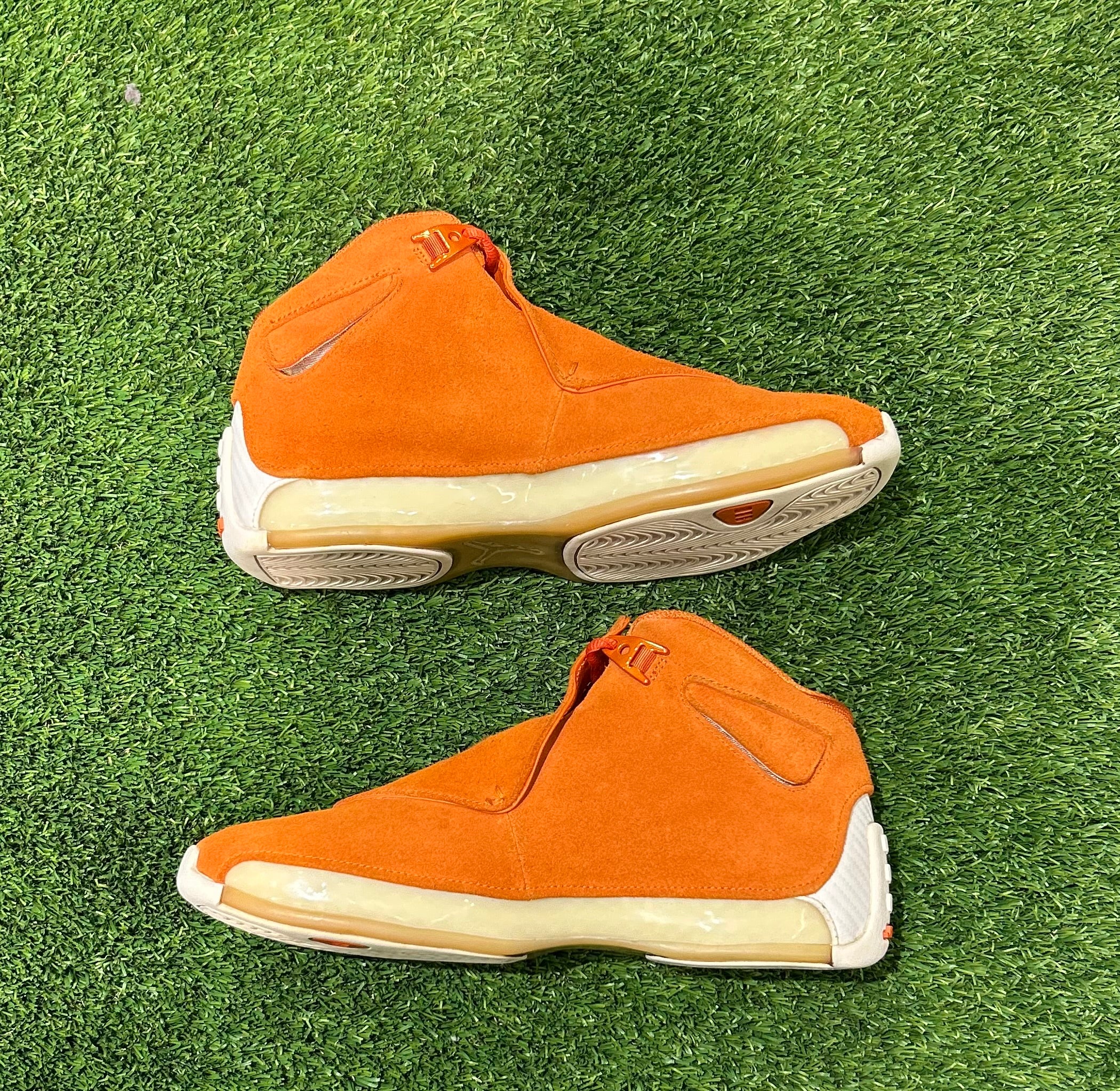 Air Jordan 18 Retro Campfire Orange Size 11 Men Shoes