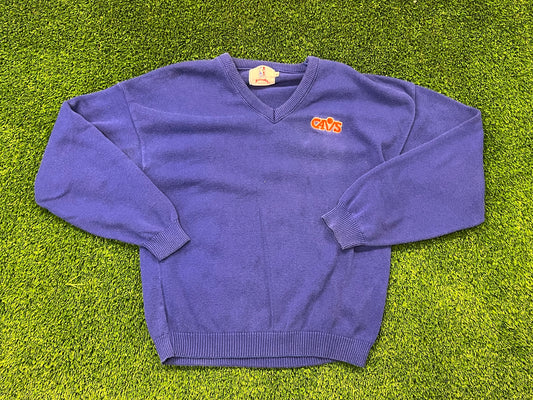 Men’s Nutmeg Mills Cavs Knit Sweater Size XL