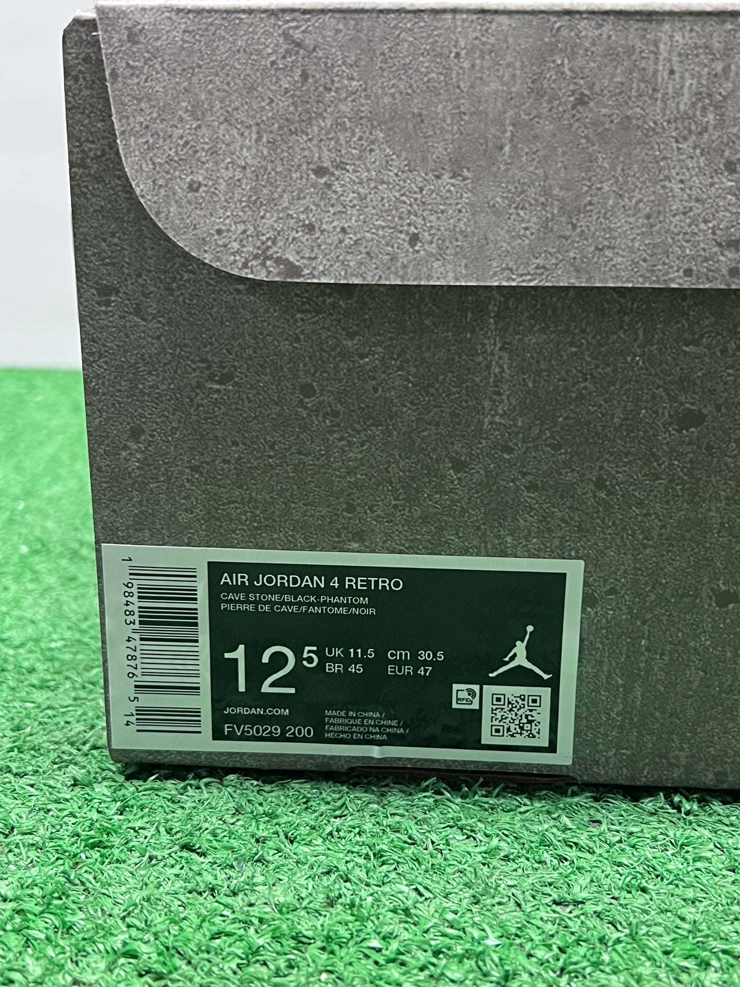 Men’s Air Jordan 4 Cave Stone Size 12.5