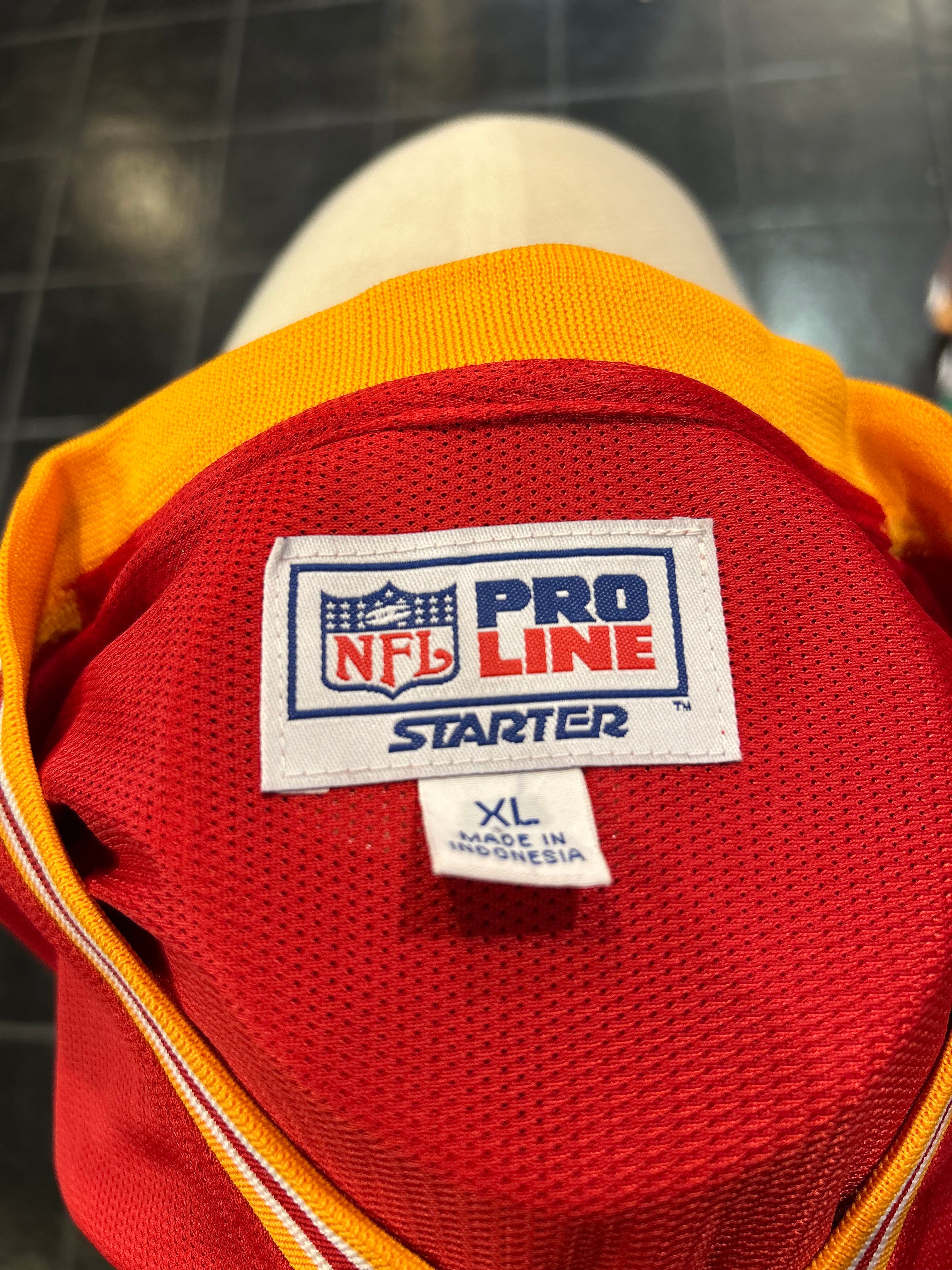 Vintage Starter Pro Line NFL Kansas City Chiefs Pullover Jacket size XL Men’s