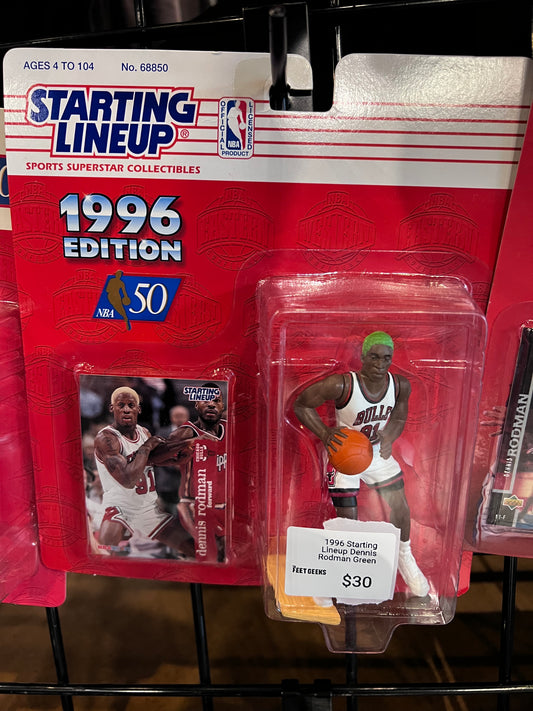 1996 Starting Lineup Dennis Rodman Green