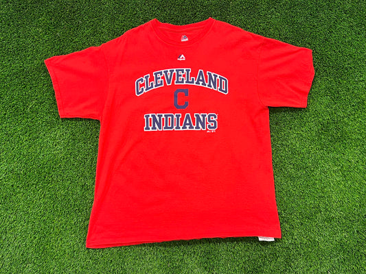 Men’s Majectic Cleveland Indians Tee Size XL
