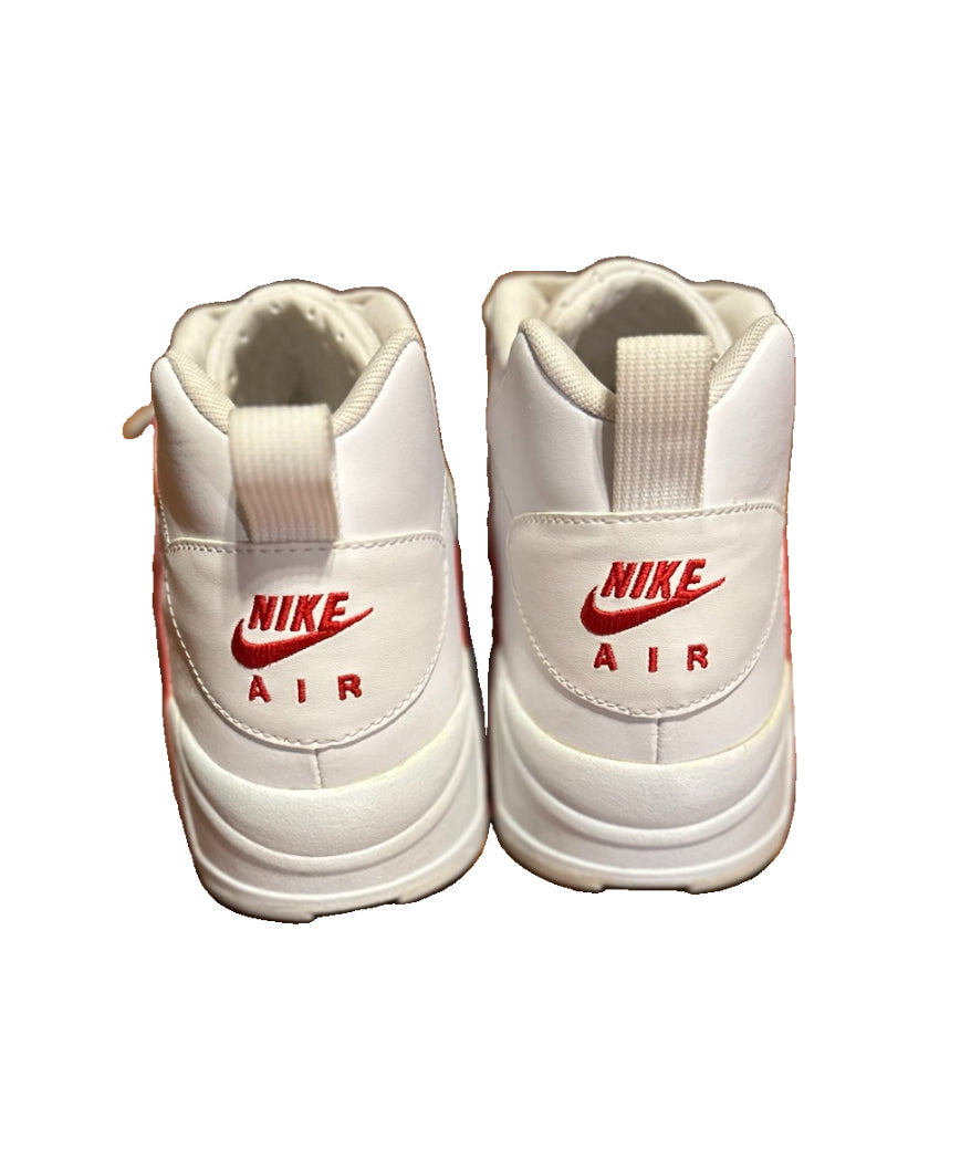 Nike Air Veer White University Red 599442-100 Size 10.5 Bruce Smith 2013 Retro
