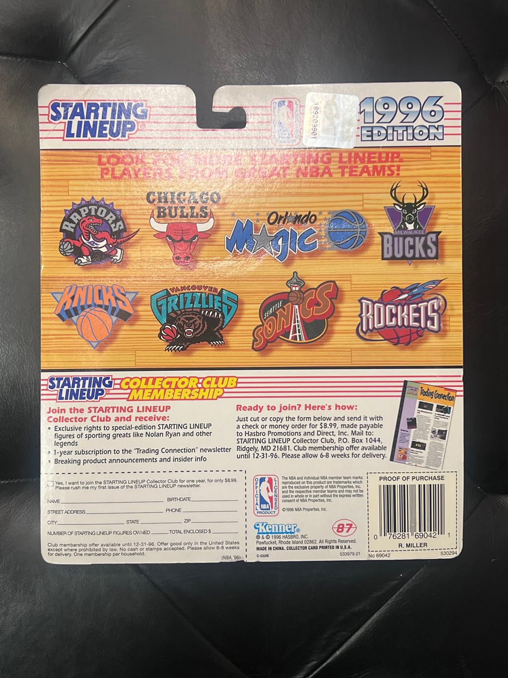 1996 Starting Lineup Reggie Miller