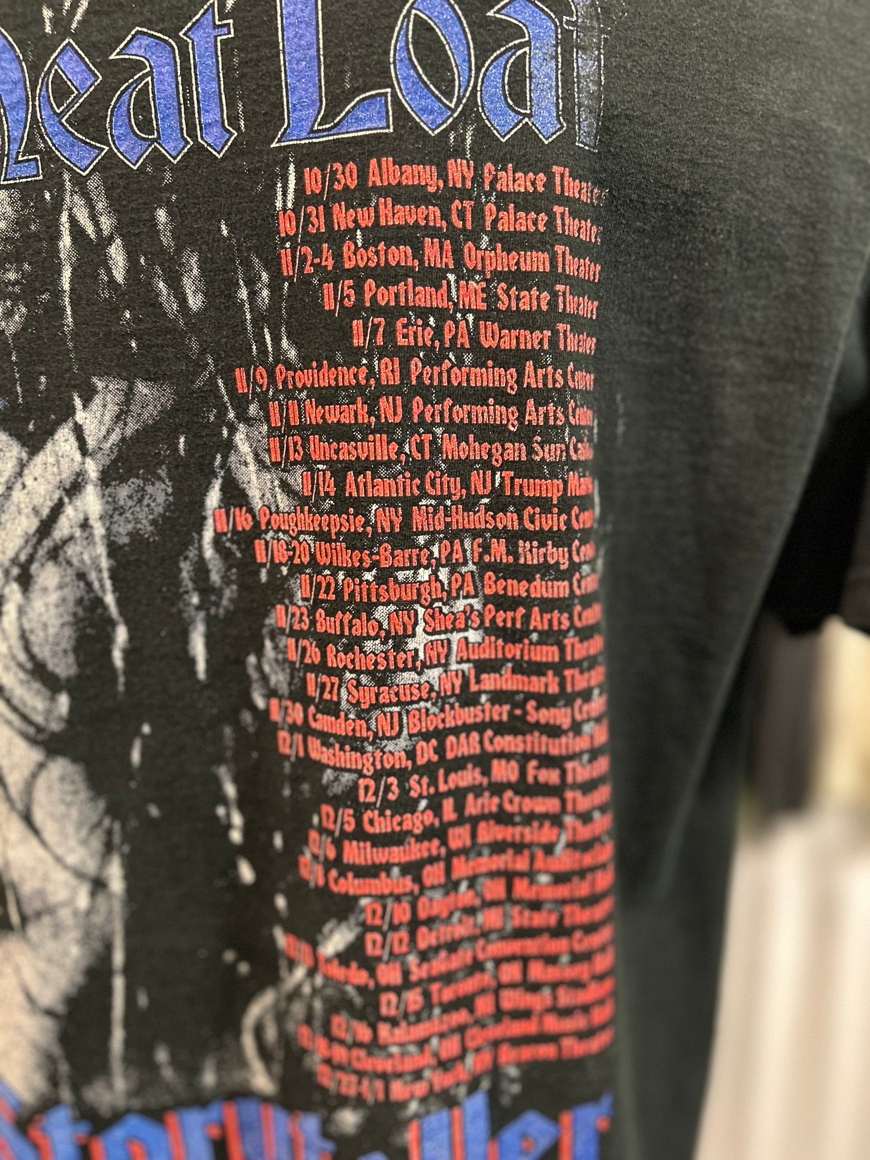 Vintage Meatloaf The Story Teller Tour T-Shirt Size L