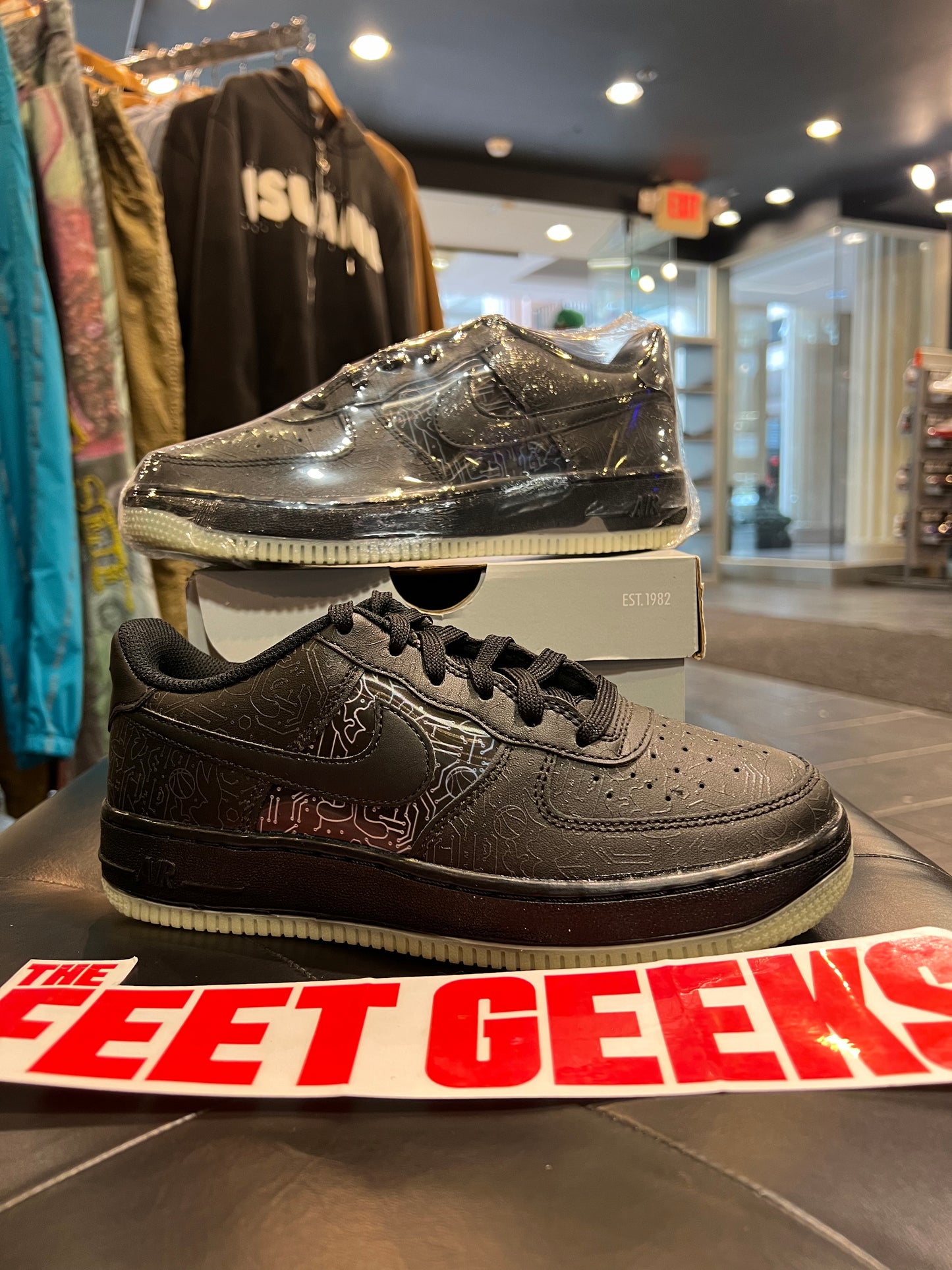 Gradeschool Nike Air Force 1 Low Computer Chip Brand New