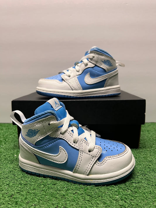 Kids Air Jordan 1 Mid Legend Blue Size 7c