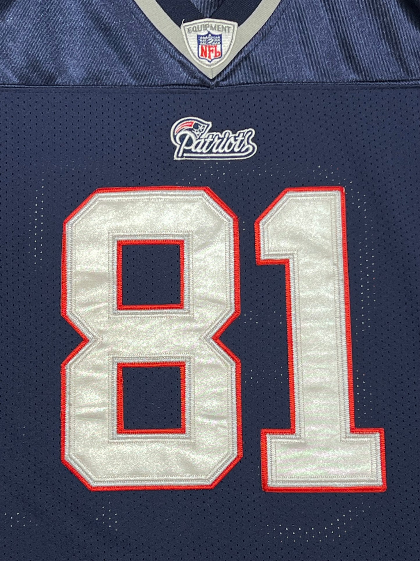Patriots Randy Moss Jersey Navy Size XL