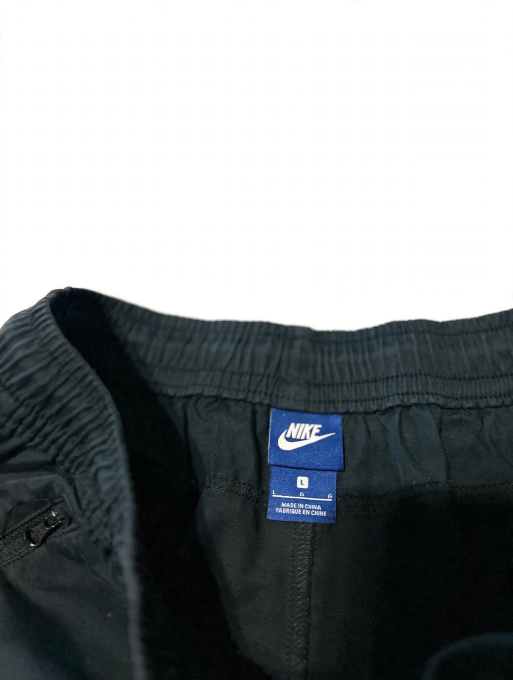 Nike Sportswear Woven Pants Black White 831853 Large L 883153933735 Excellent