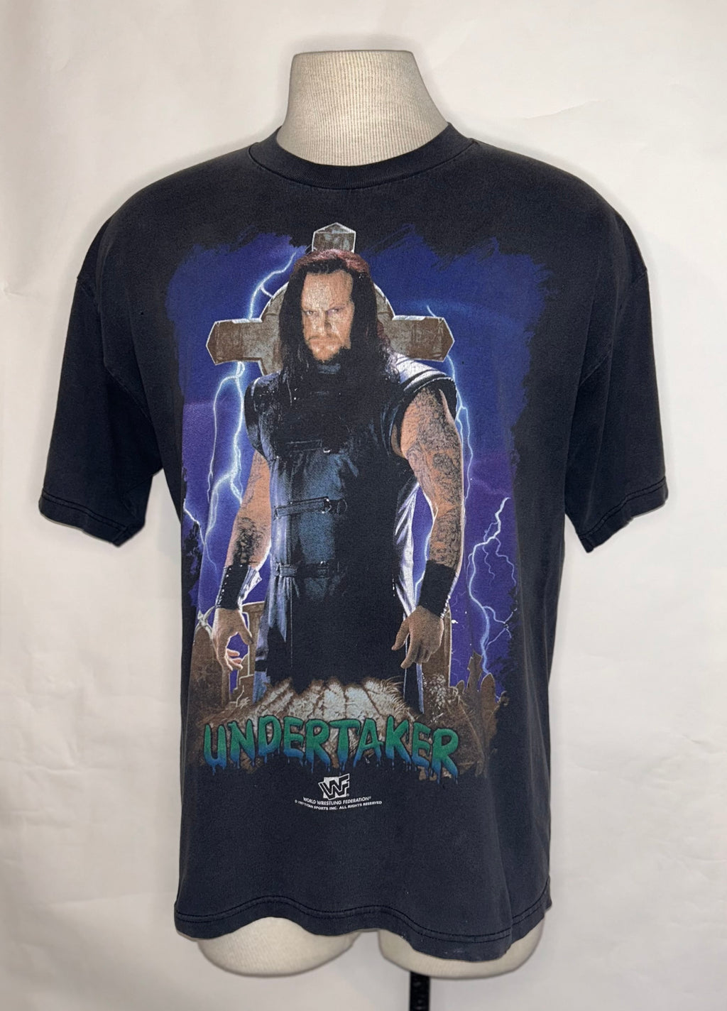 WWF Undertaker Wrestling T Shirt 1997 Titan Sports Size XL Men’s