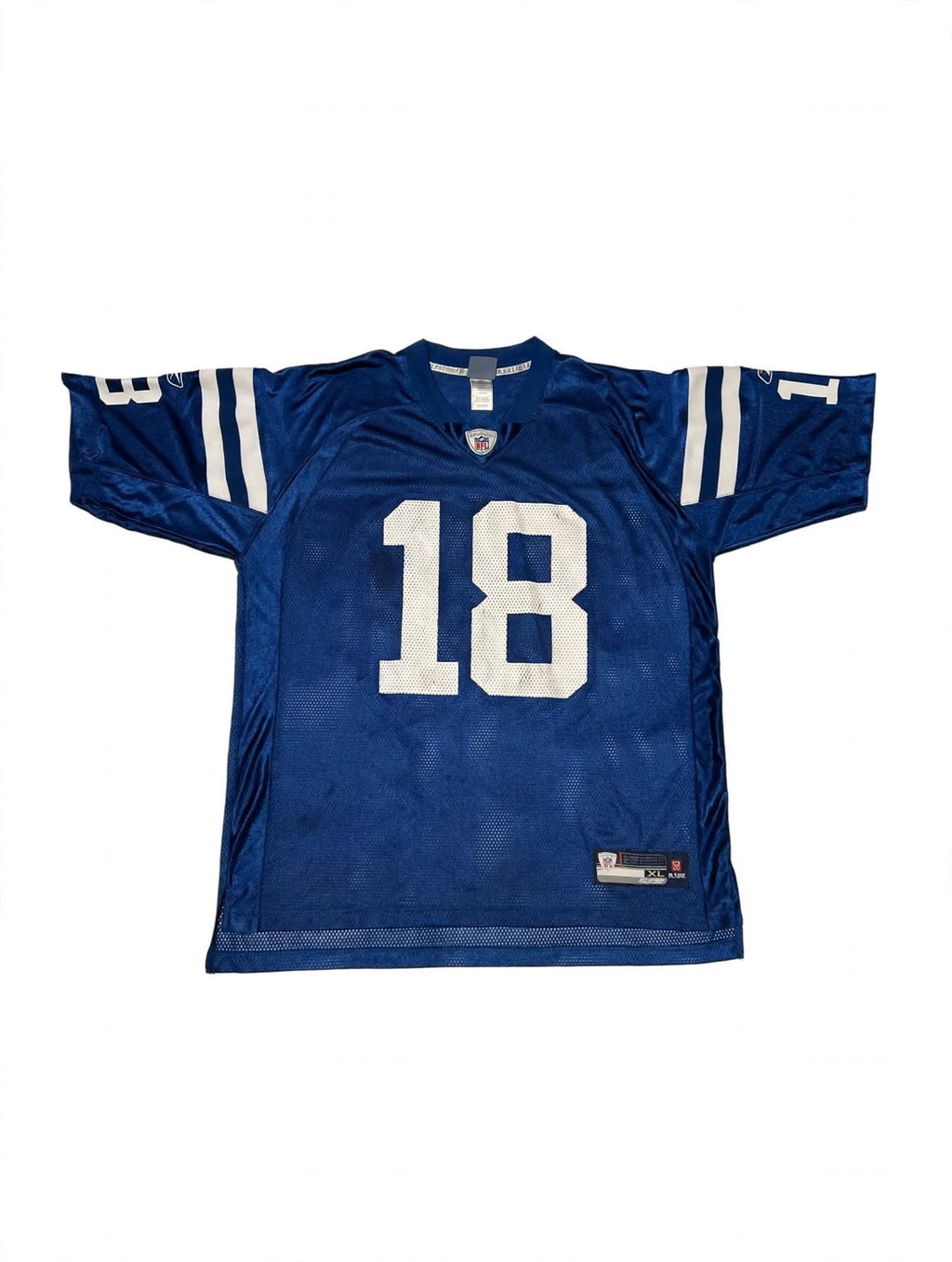 Indianapolis Colts Peyton Manning #18 Jersey Reebok XL Blue NFL Authentic