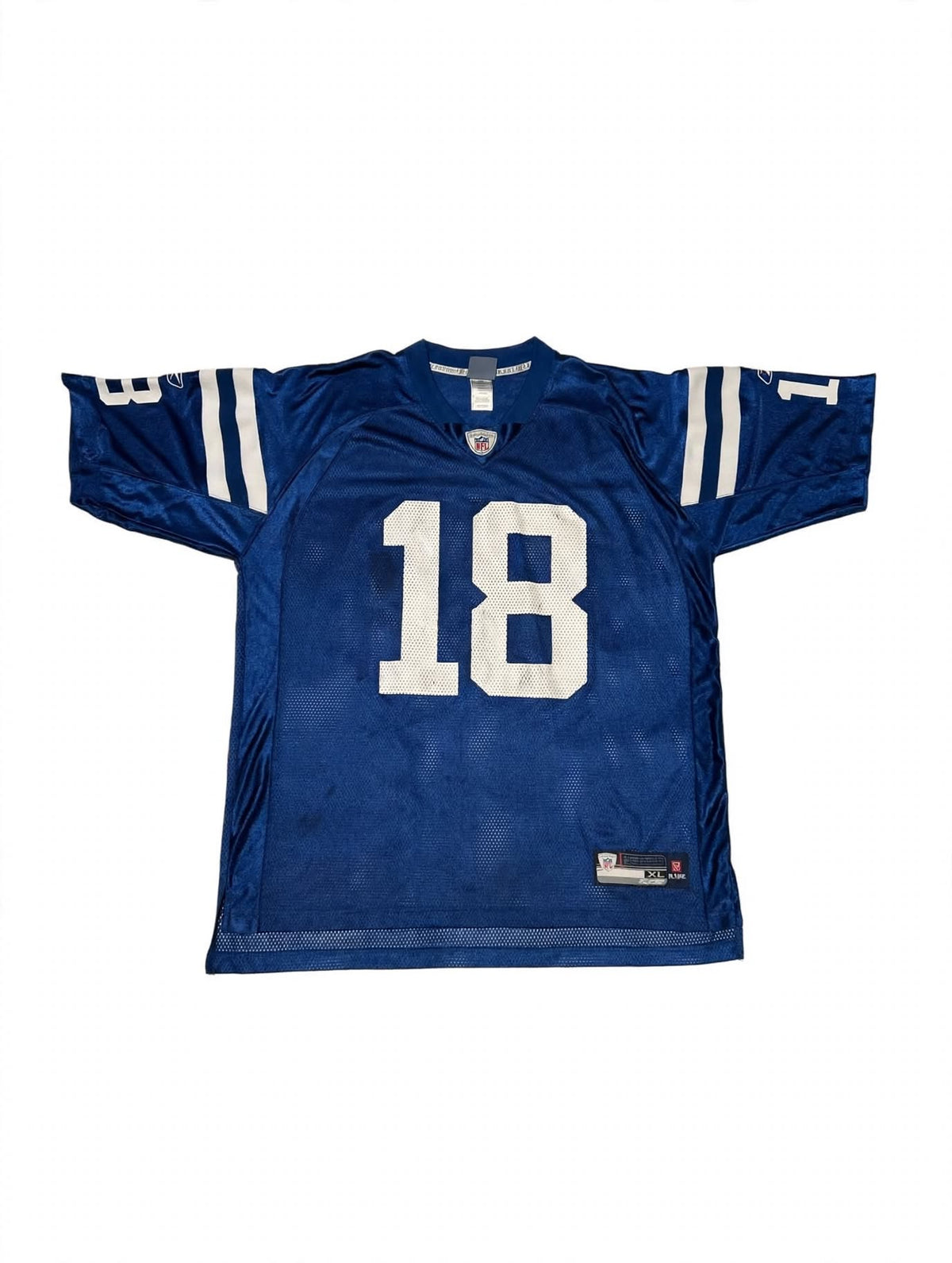 Indianapolis Colts Peyton Manning #18 Jersey Reebok XL Blue NFL Authentic