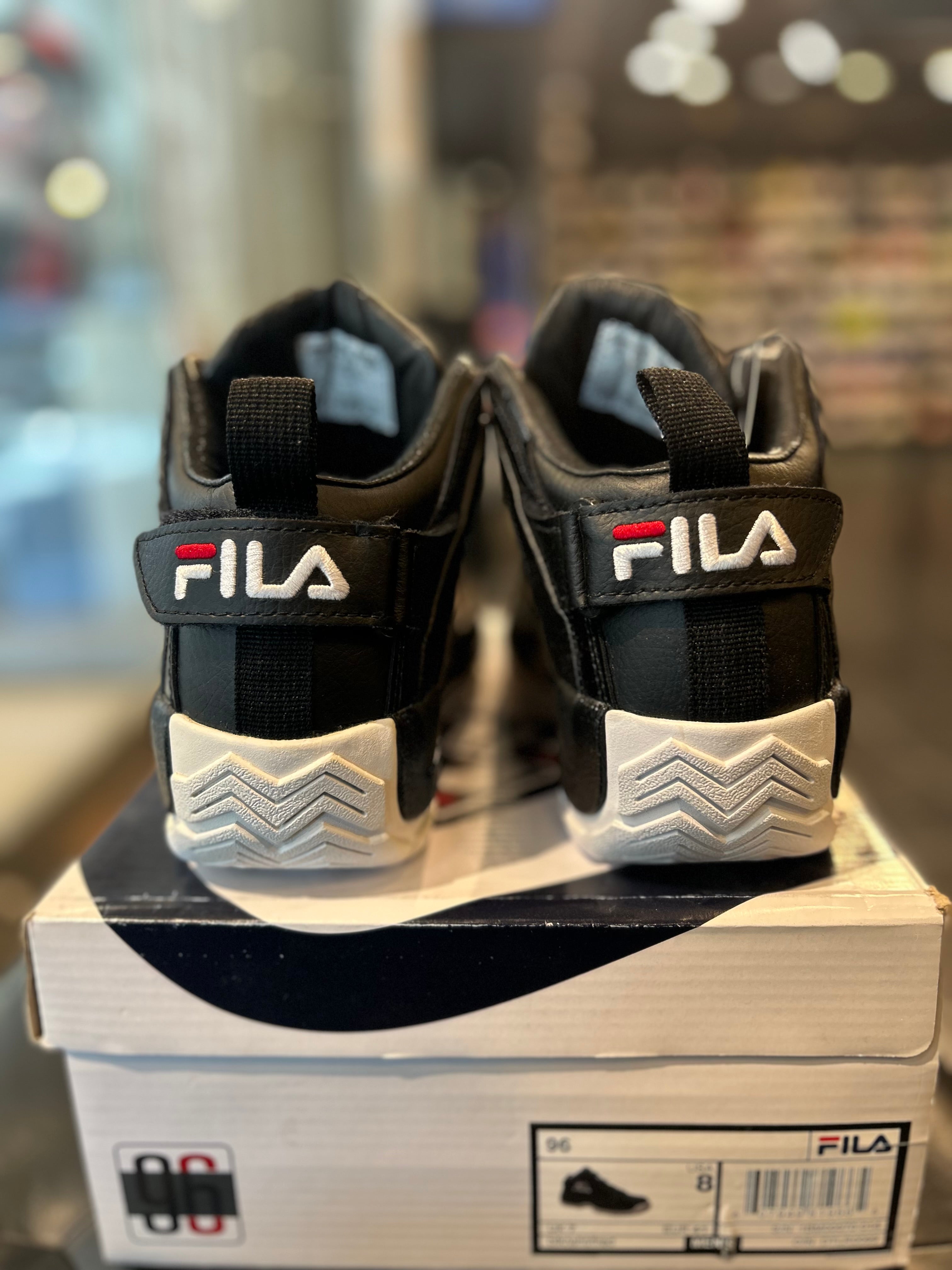 Fila Grant Hill 96 Black Size 8 Men Shoes