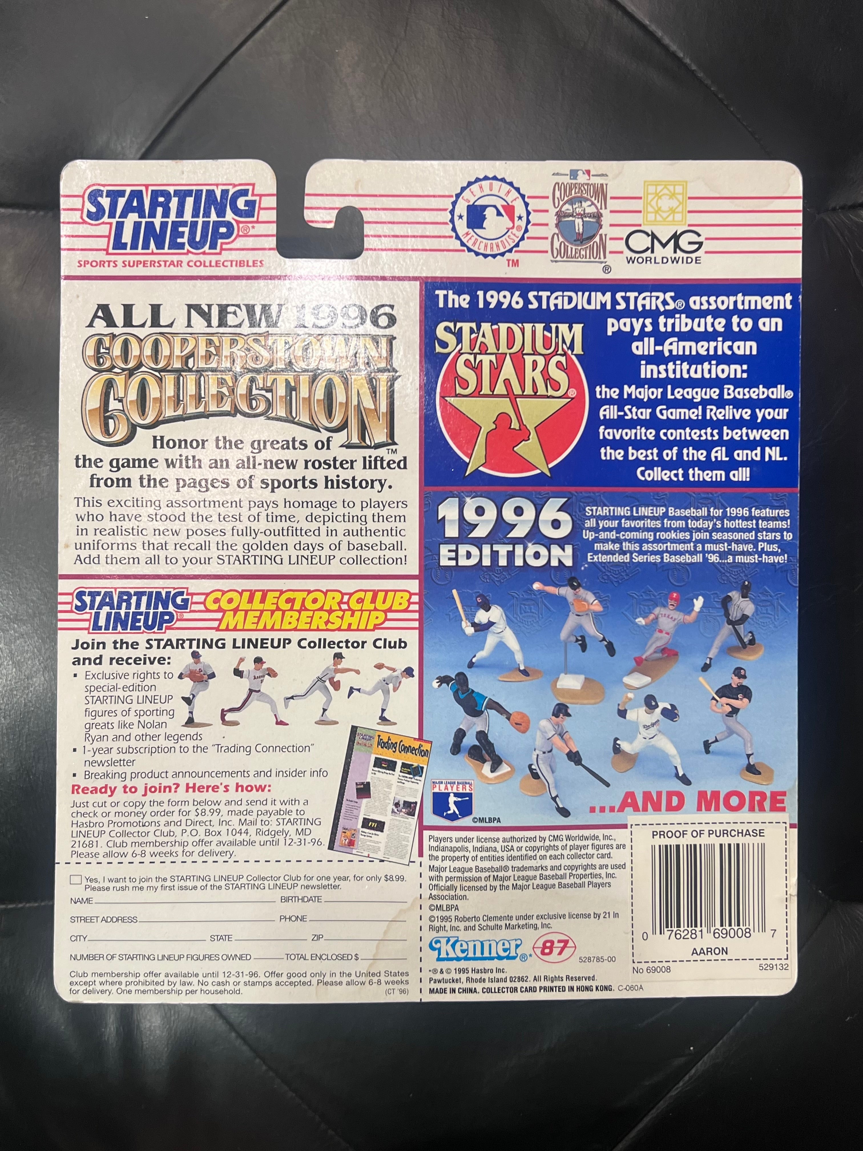 1996 Starting Lineup Hank Aaron