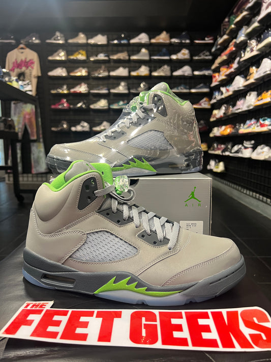 Men’s Air Jordan 5 Green Bean Brand New