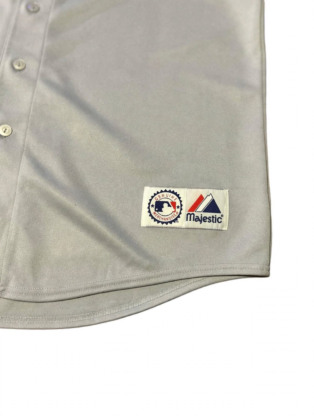 Washington Nationals Jersey Majestic A6400 Mens L Grey Road MLB Baseball Very Clean