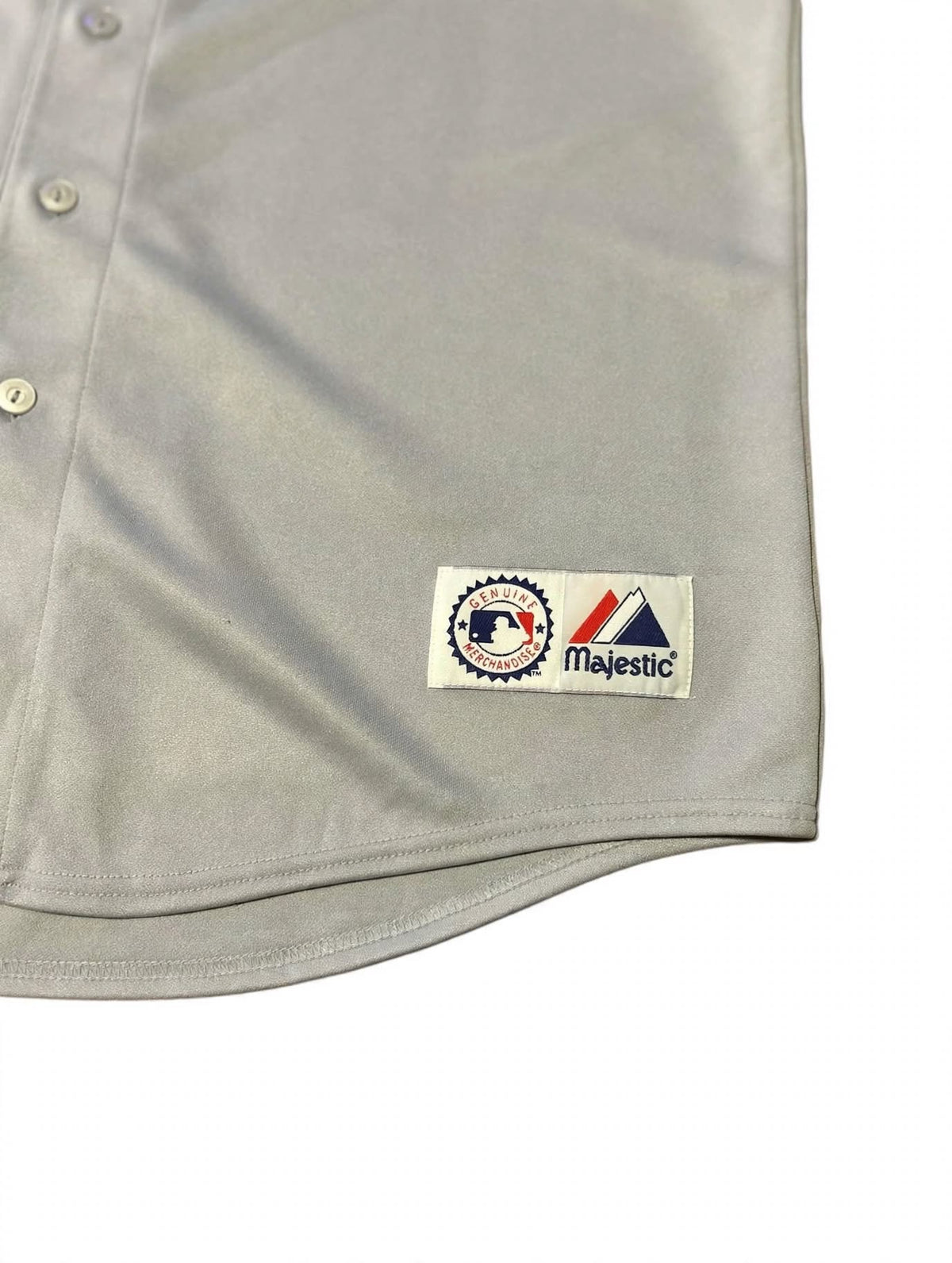 Washington Nationals Jersey Majestic A6400 Mens L Grey Road MLB Baseball Very Clean