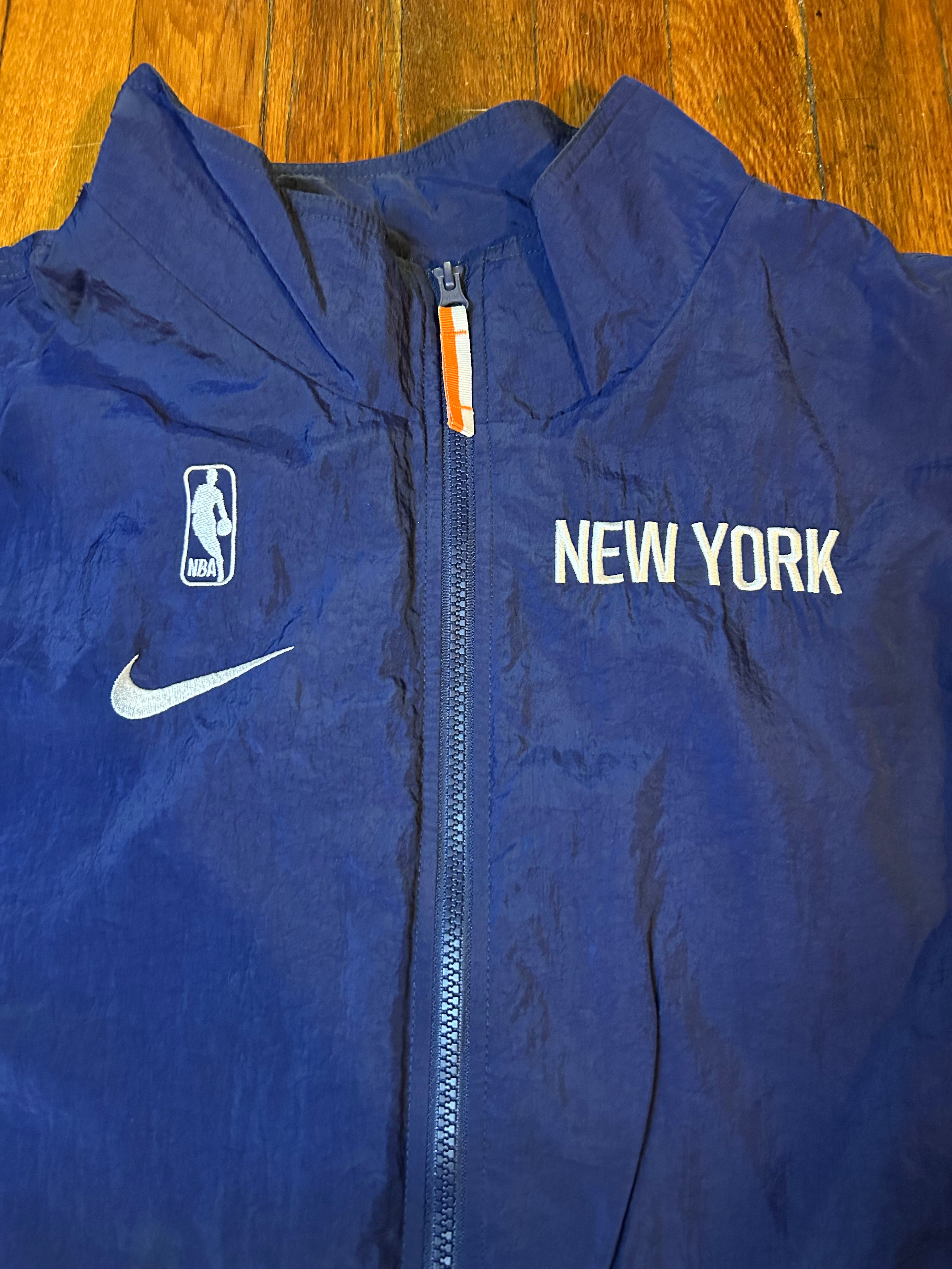 Nike NBA New York Knicks City Edition Full-Zip Warm-Up Tracksuit