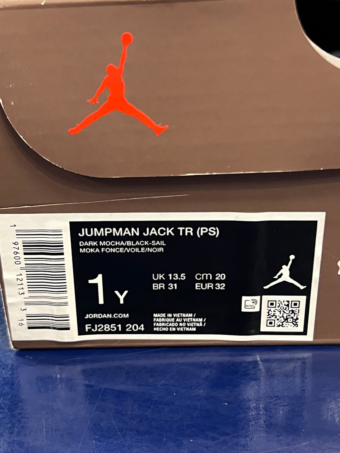 Kids Jordan Jumpan Jack T-Rex Size 1y