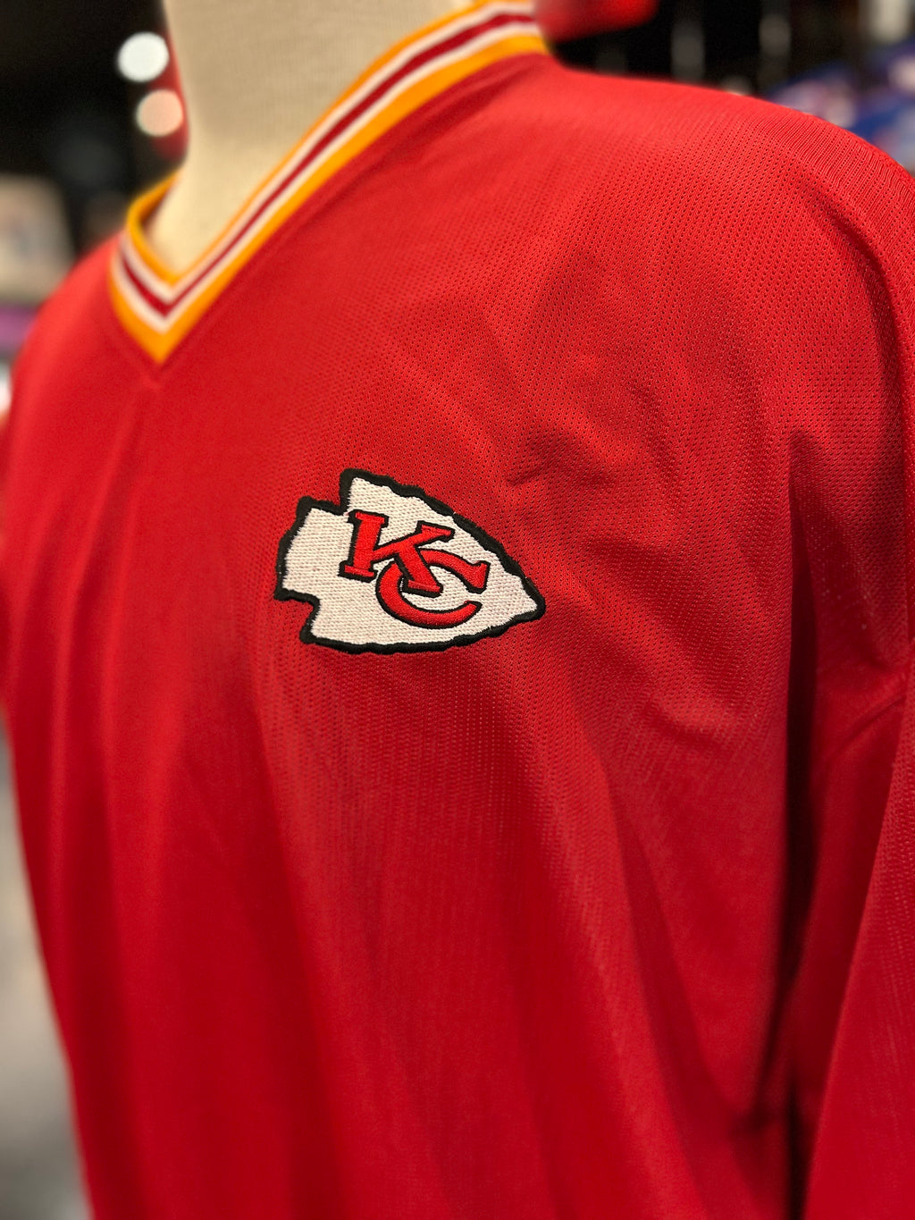 Vintage Starter Pro Line NFL Kansas City Chiefs Pullover Jacket size XL Men’s