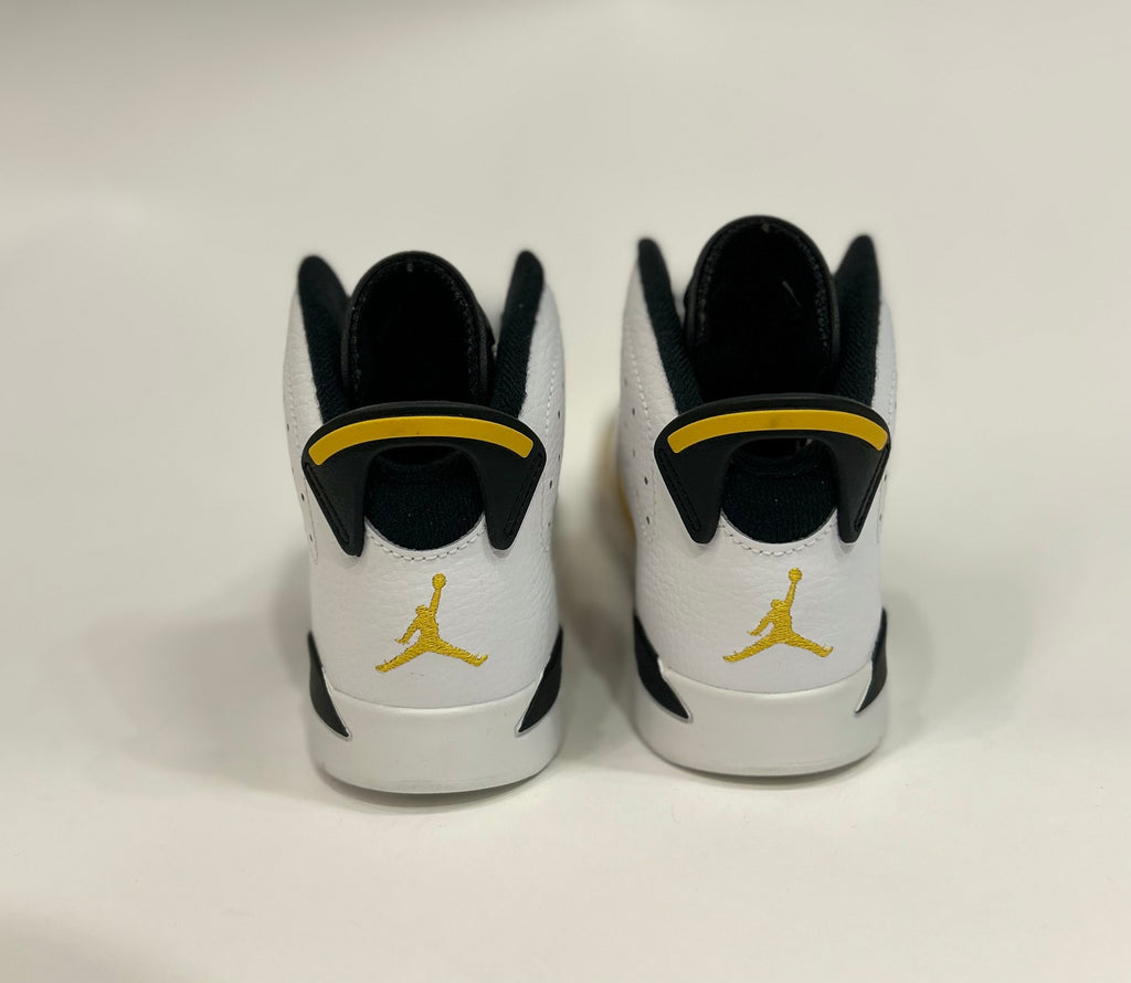 Air Jordan 6 Yellow Ochre Size 13.5c Toddler Shoes