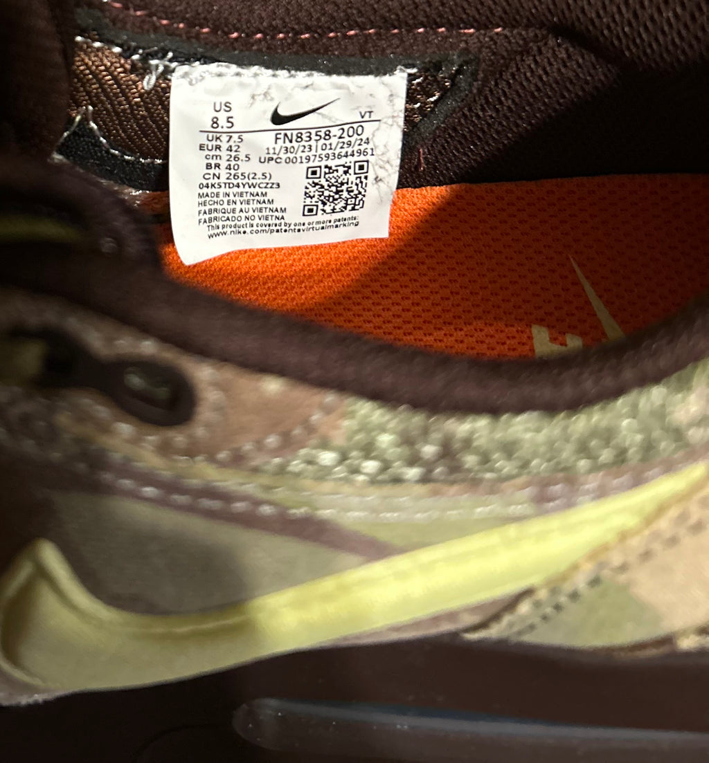 Nike Air Max 1 86 OG Big Bubble Camo Light Lemon Twist FN8358-200 Size 8.5 DS