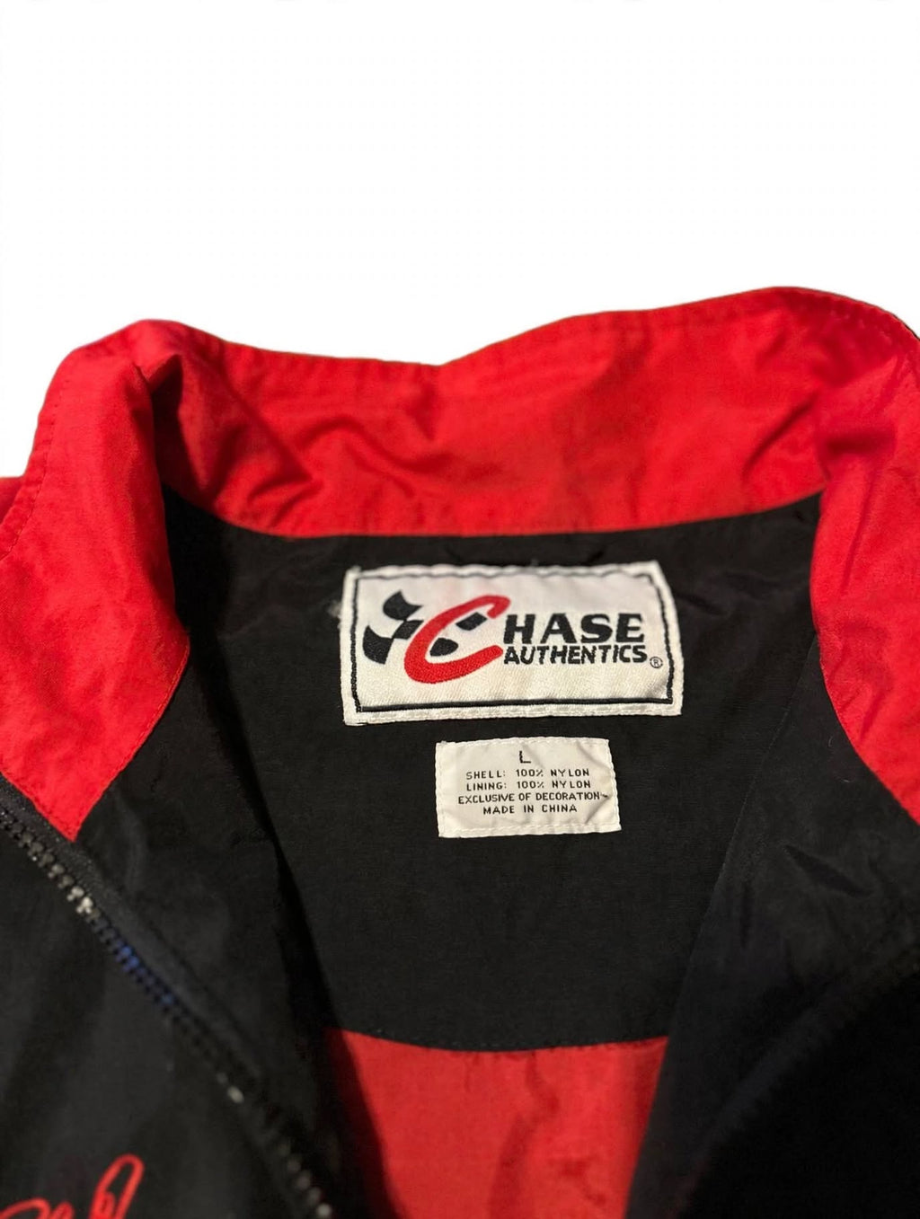 Dale Earnhardt 7 Time Champion Jacket Mens L Chase Authentics NASCAR #3 Black