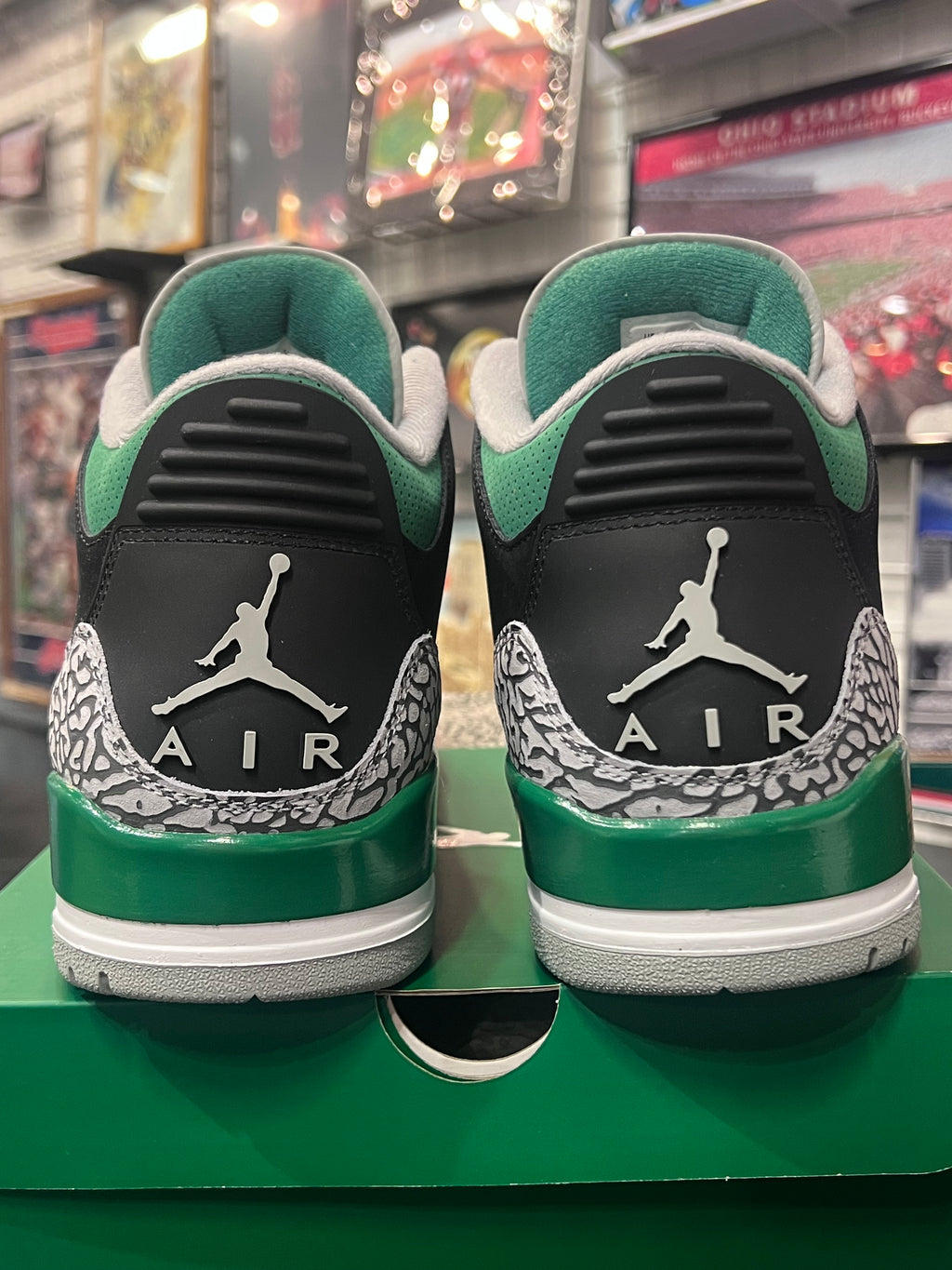 Men’s Air Jordan 3 Pine Green Size 12 Shoes