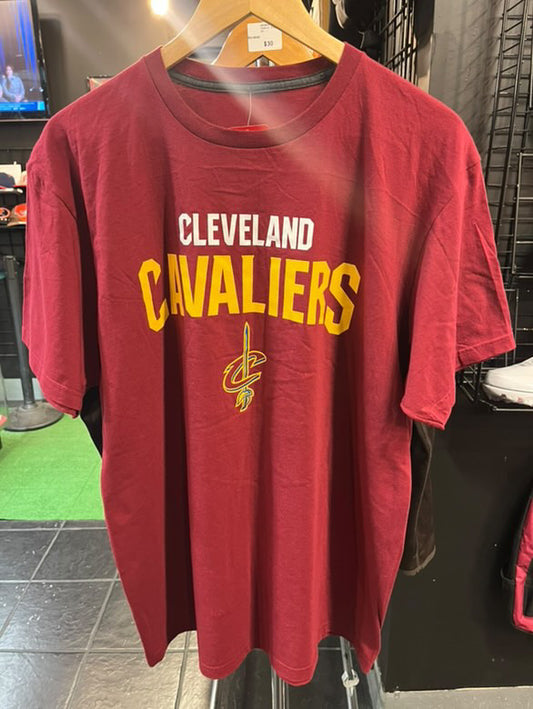 Cavs NBA Wine and Gold Tee