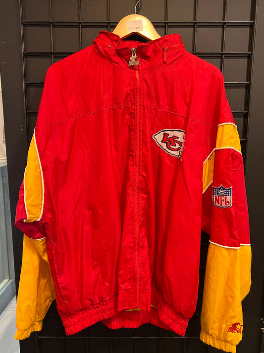 Starter Kansas City Zip Up Jacket Size XL