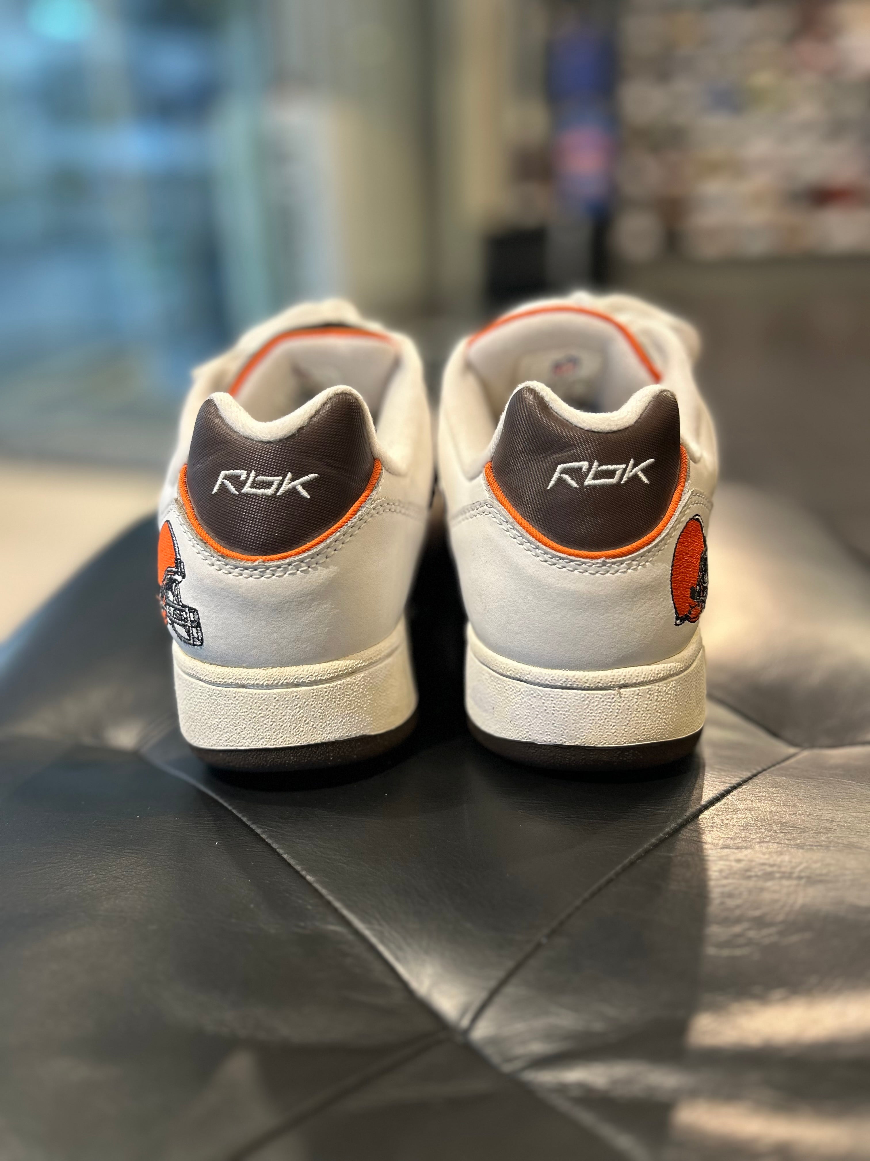 Reebok NFL Cleveland Browns Retro Low Top Size 8.5