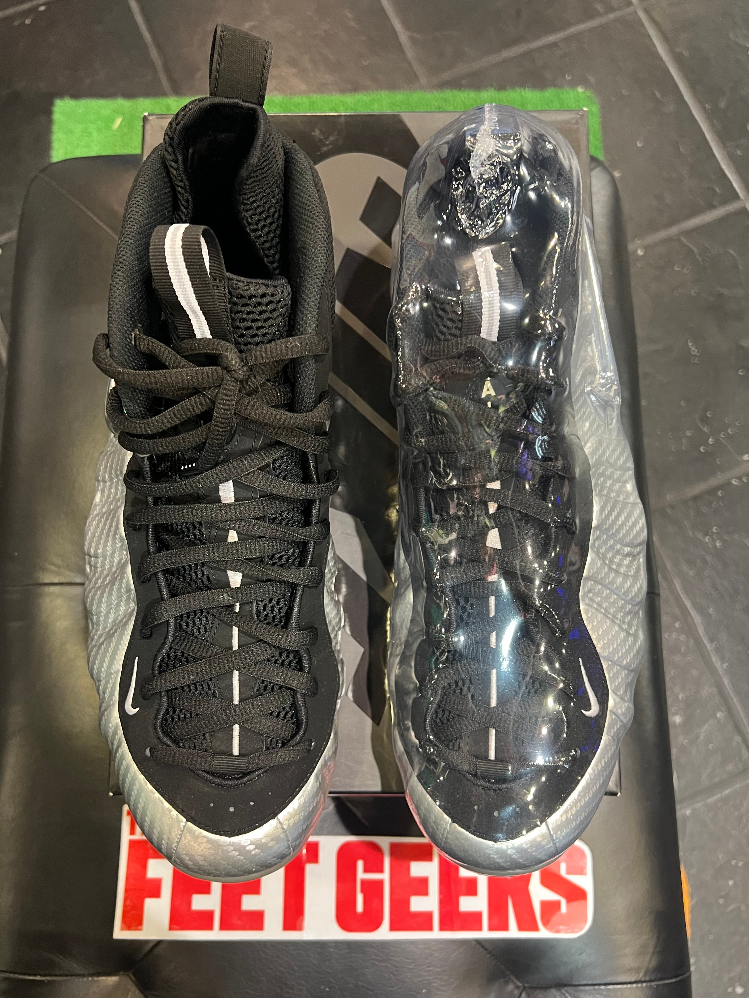 Men’s Nike Foamposite Silver Brand New