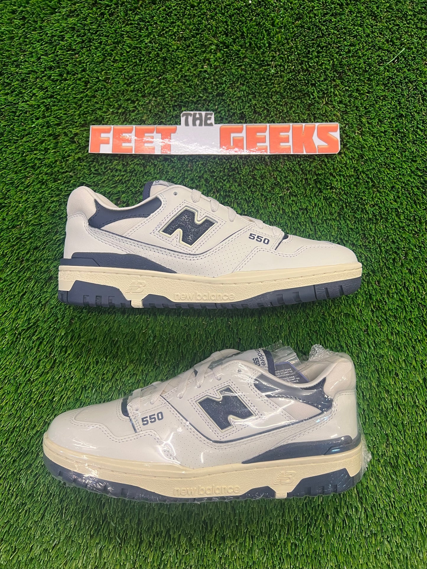 New balance 550 ALD navy size 9 men shoes