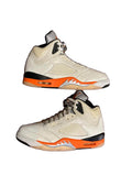 Air Jordan 5 Retro Shattered Backboard DC1060-100 Sail Orange Size 9 Clean