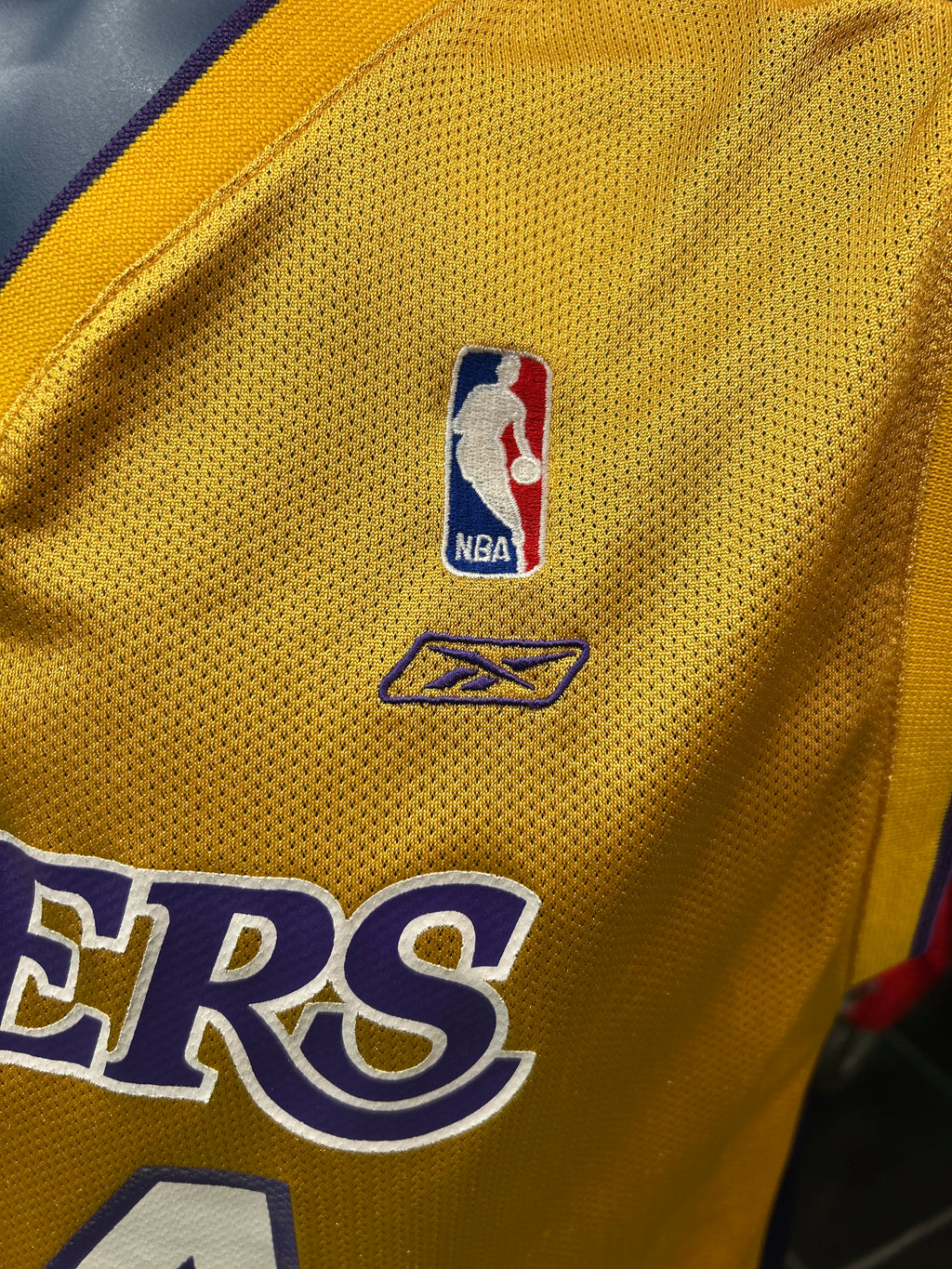 Reebok Los Angeles Lakers #34 Shaquille Oneal Size Youth XL
