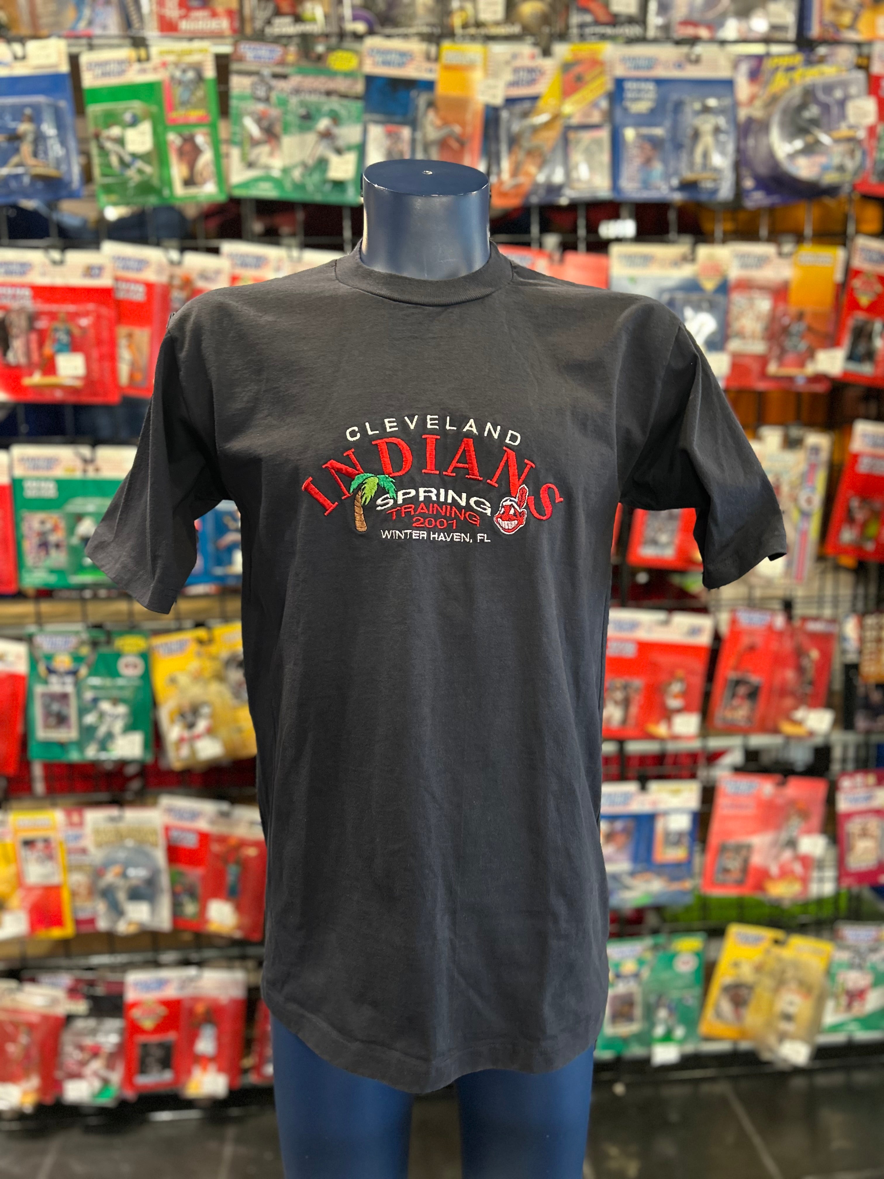 2001 Cleveland Indians Spring Training T-shirt Size Large